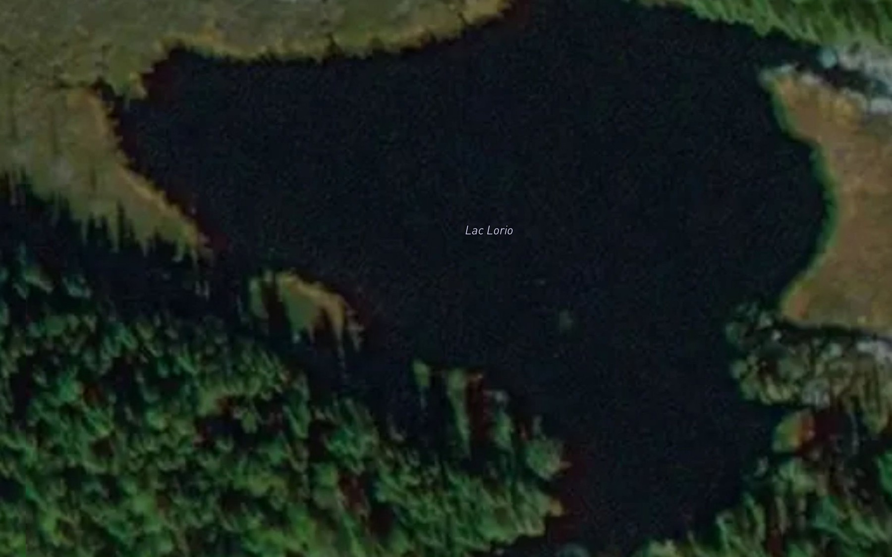 Satellite map of the Lac Lorio