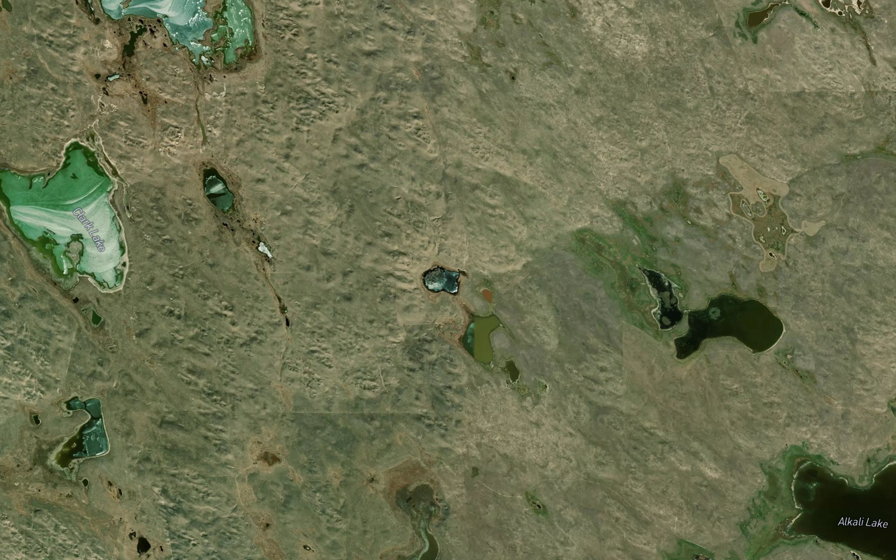 Satellite map of the North Rapp Lake