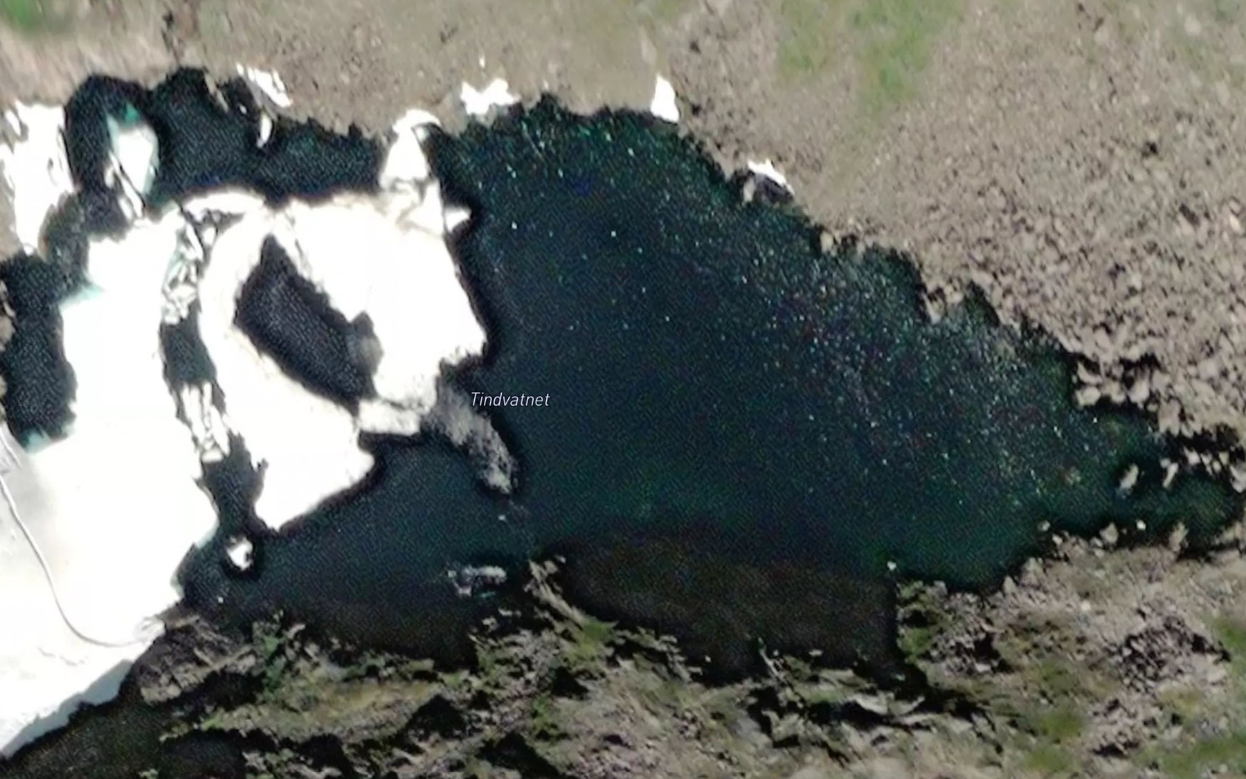 Satellite map of the Tindvatnet