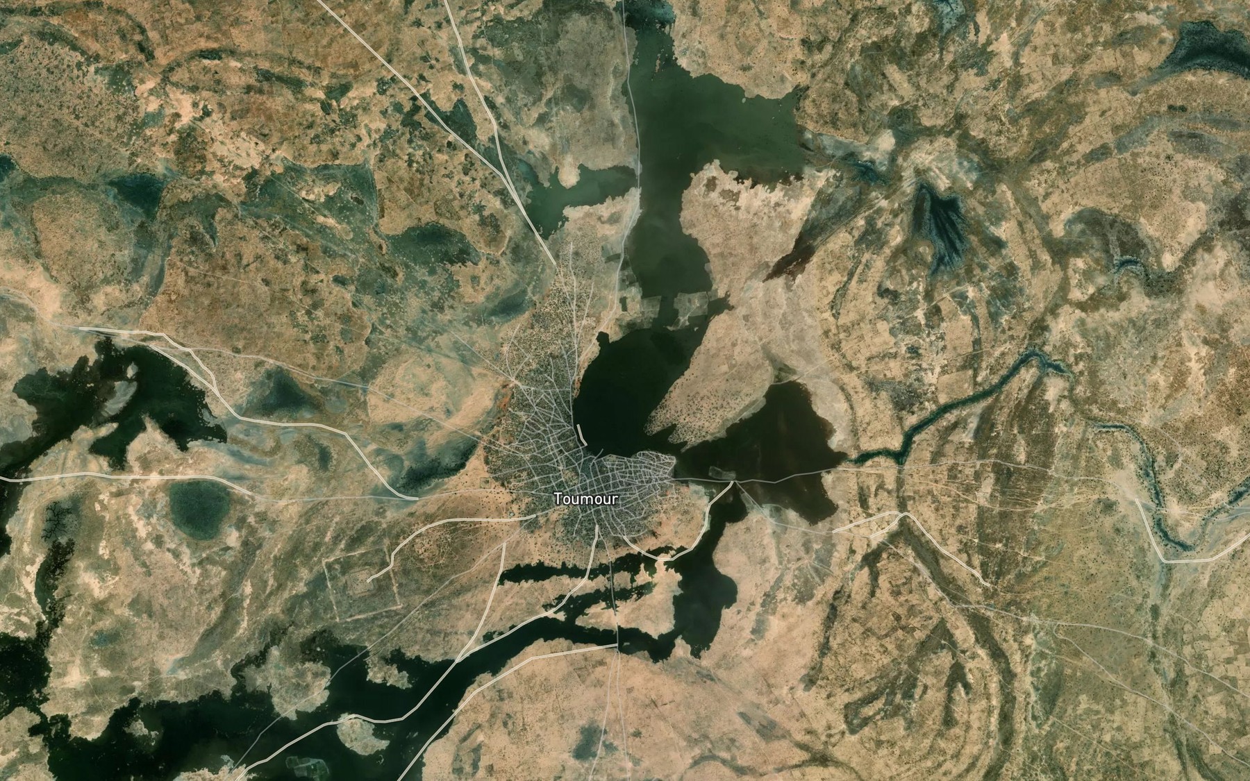 Satellite map of the Rahad Toumour