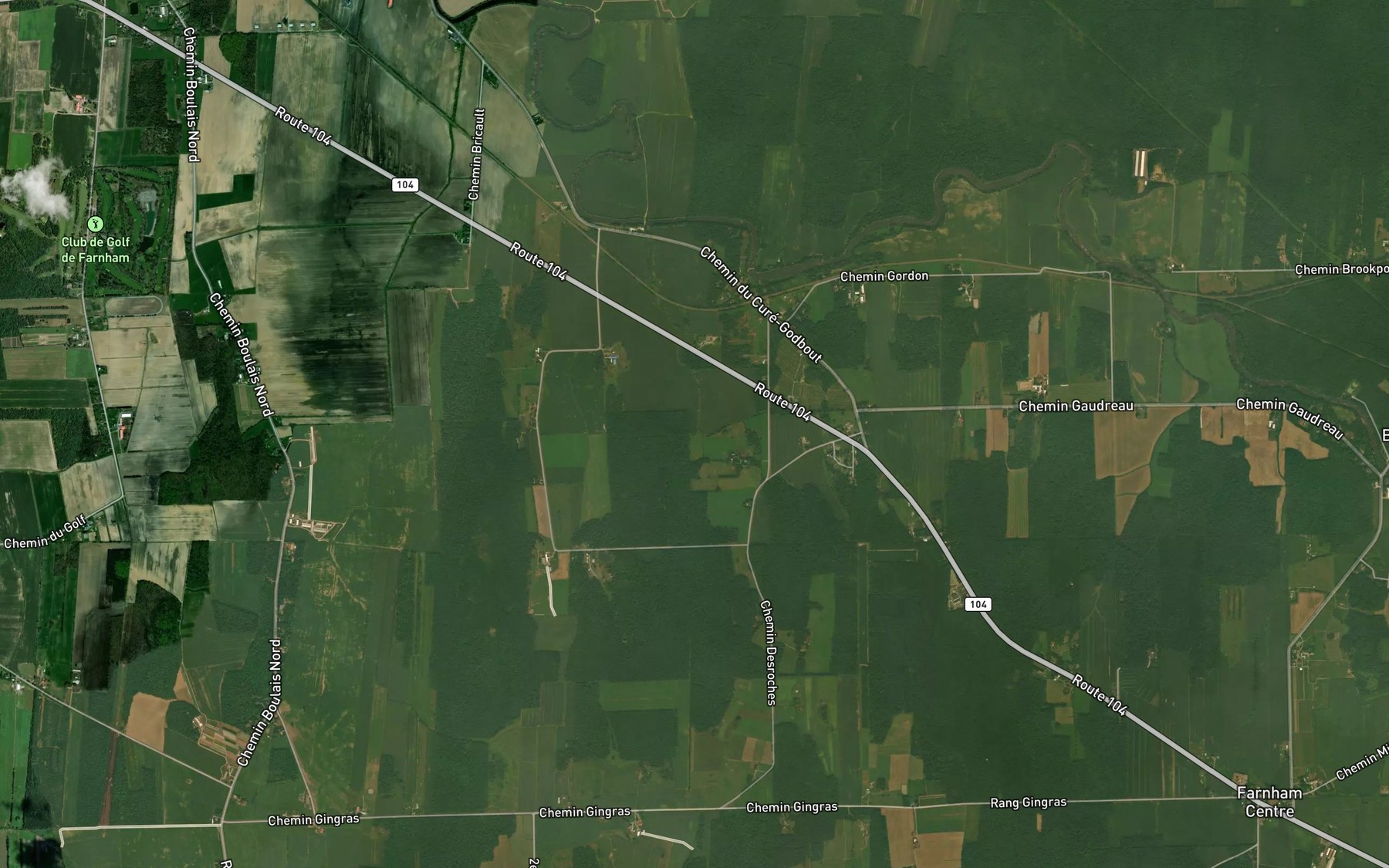Satellite map of the Embranchement Bricaut