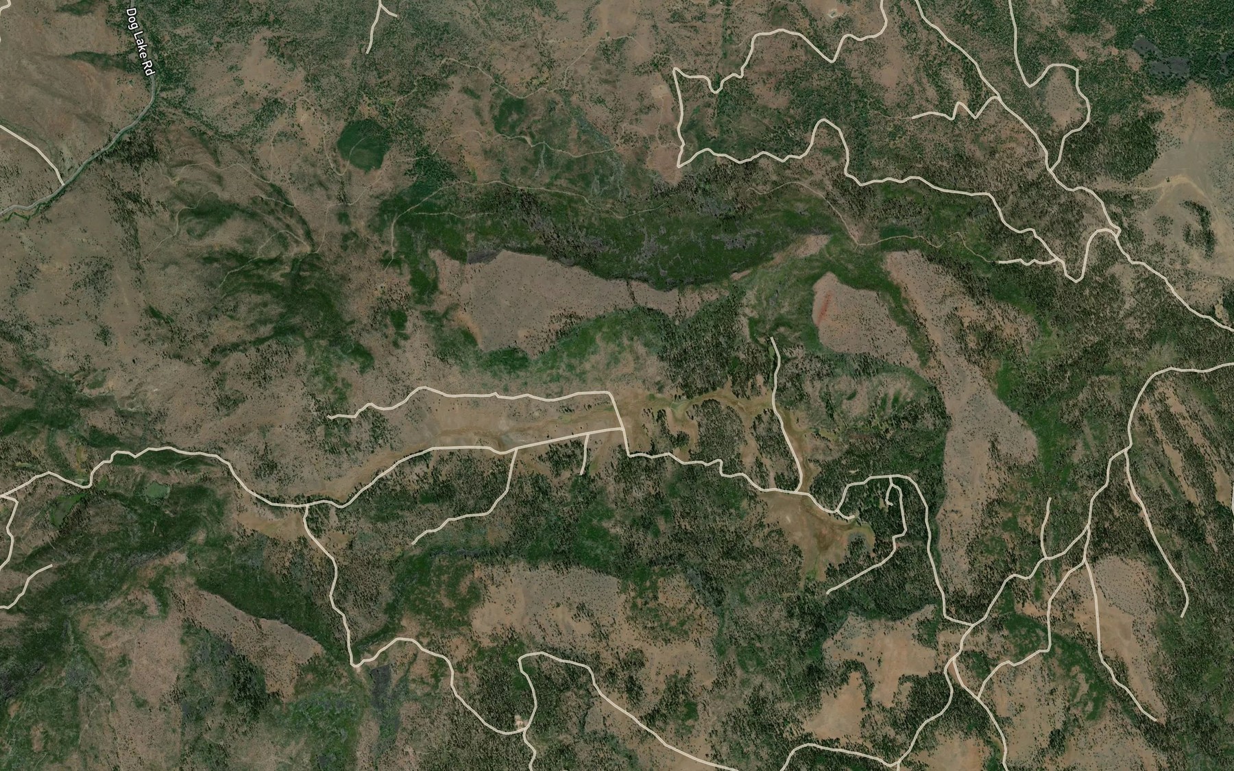 Satellite map of the Navy Spring