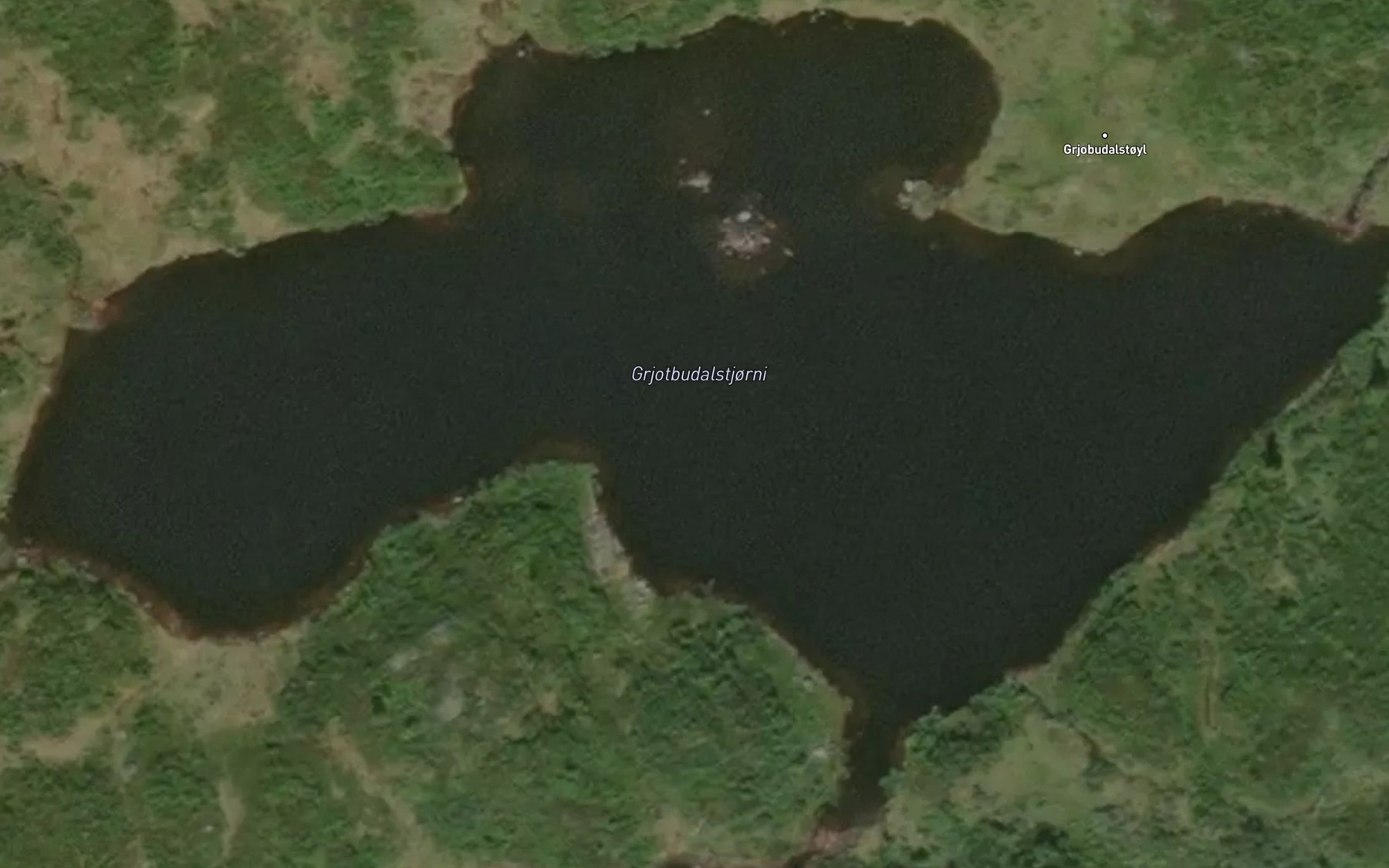 Satellite map of the Grjobudalstjonni