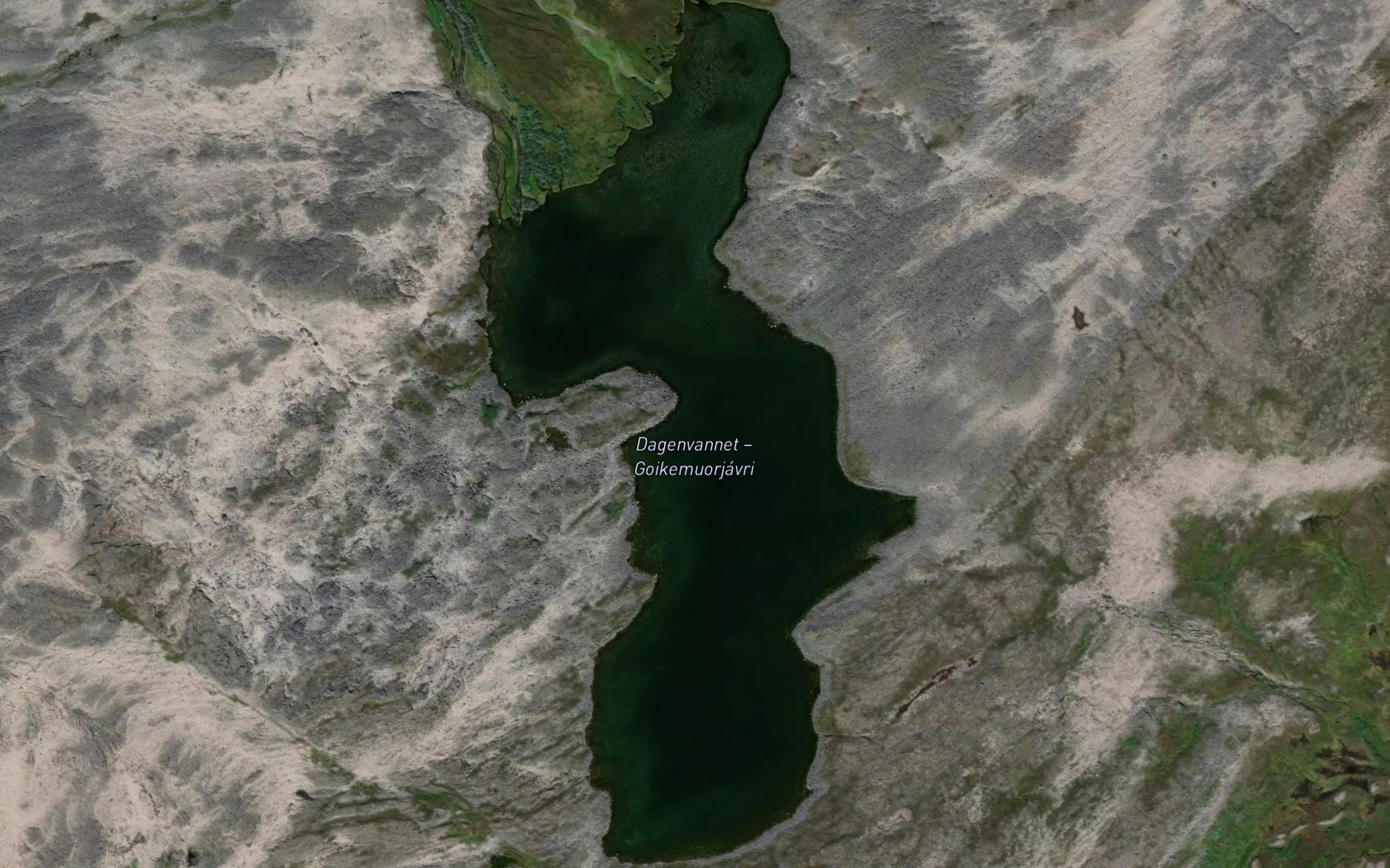 Satellite map of the Dagenvatnet