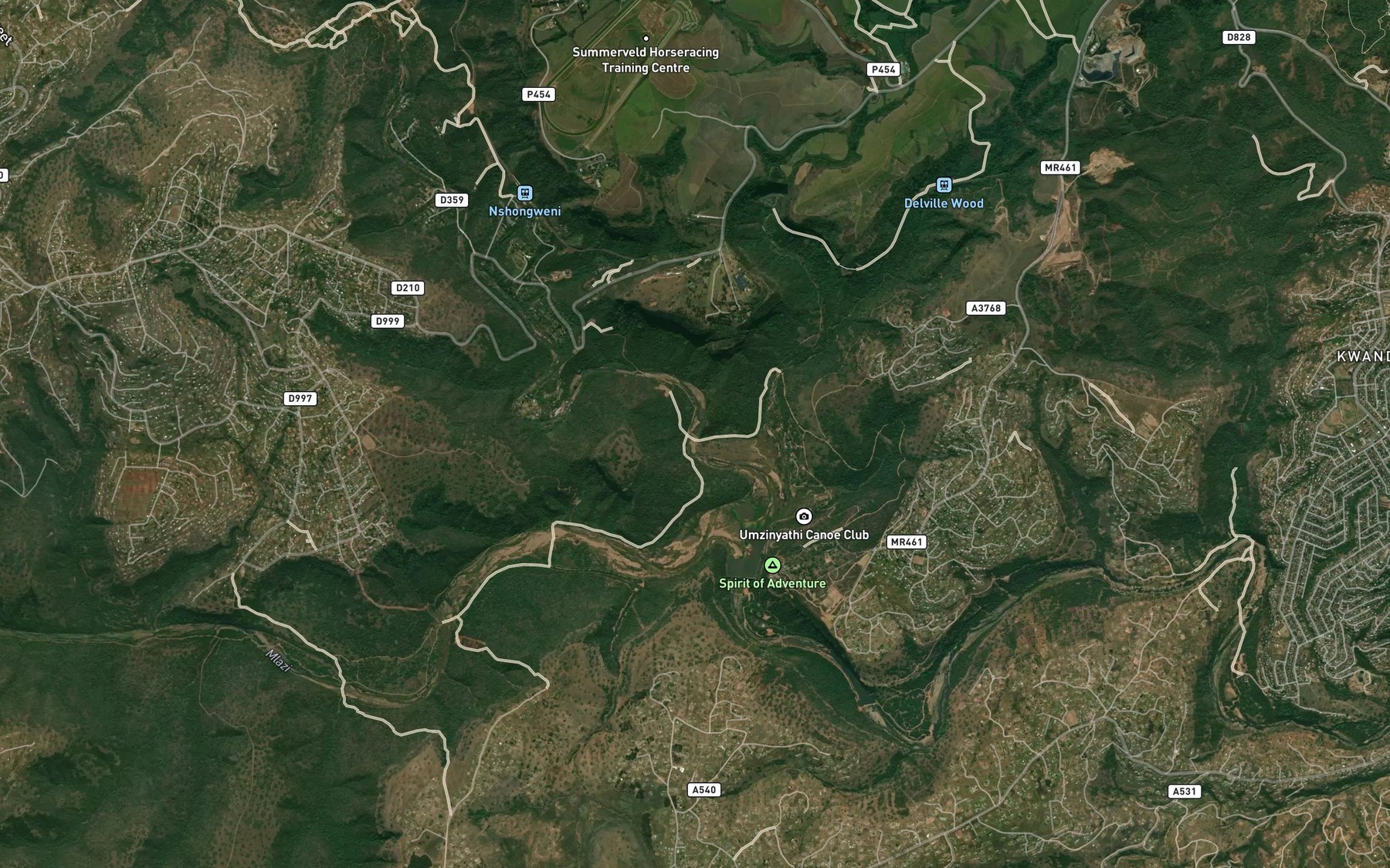 Satellite map of the Sterkspruit