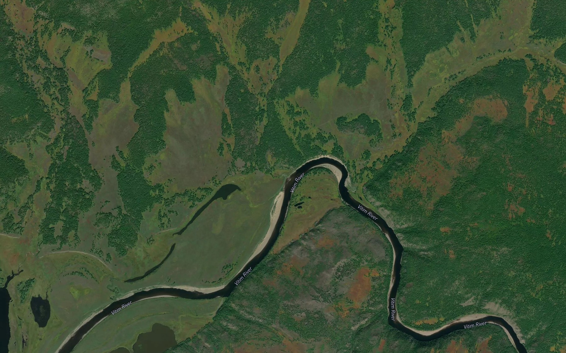 Satellite map of the Sololi