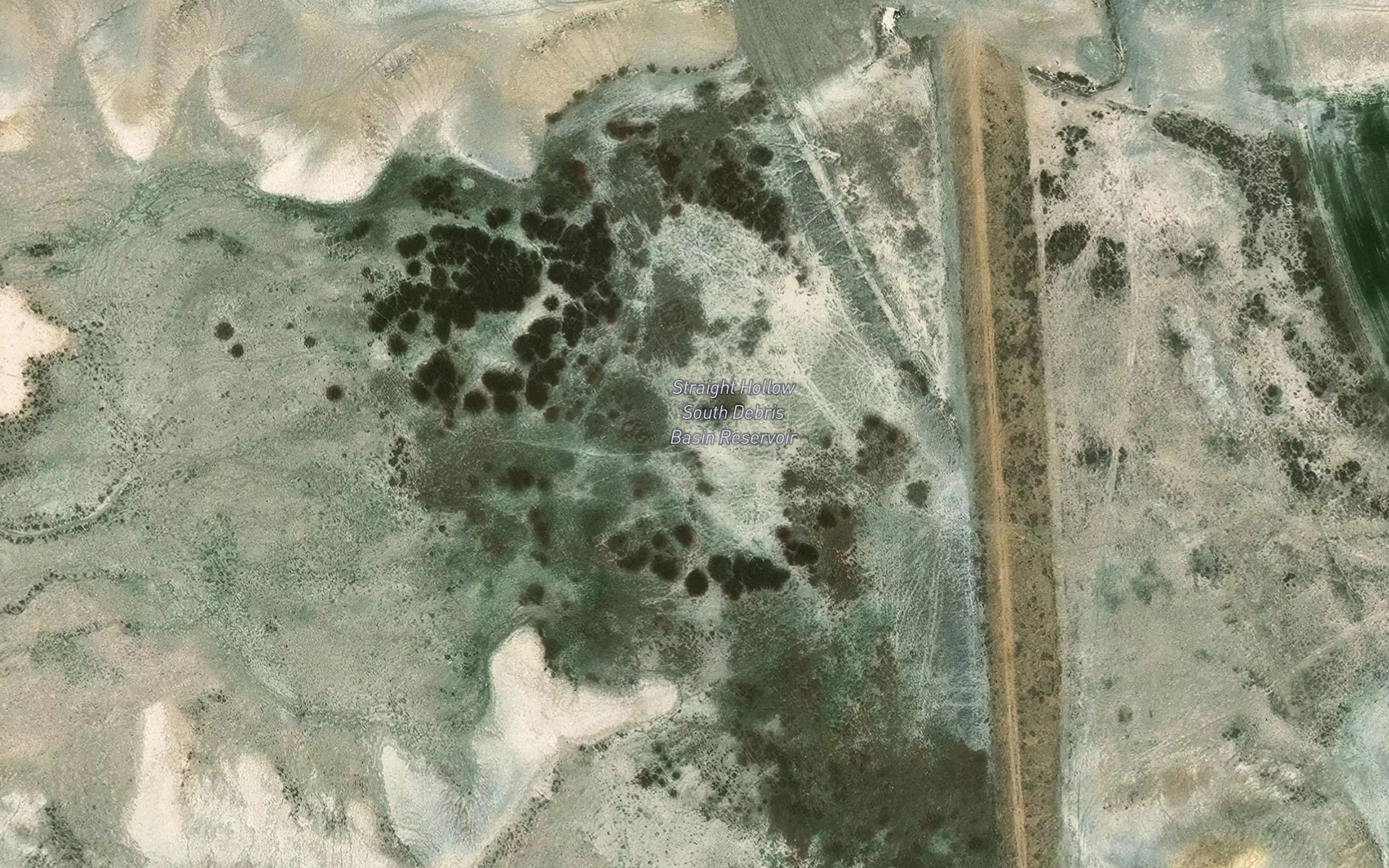 Straight Hollow South Debris Basin Reservoir