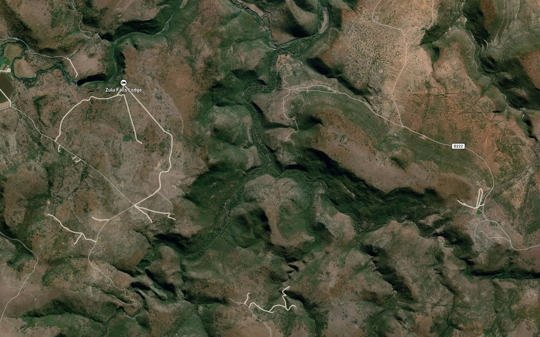 Satellite map of the iNyambathi