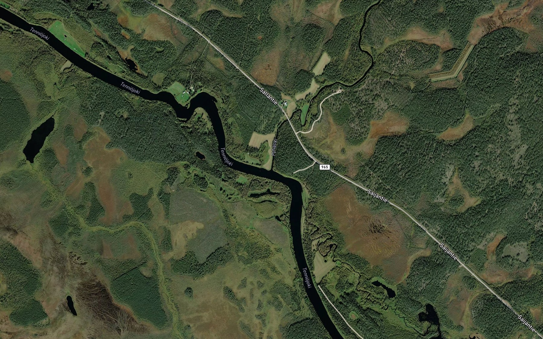 Satellite map of the Pyhajoki