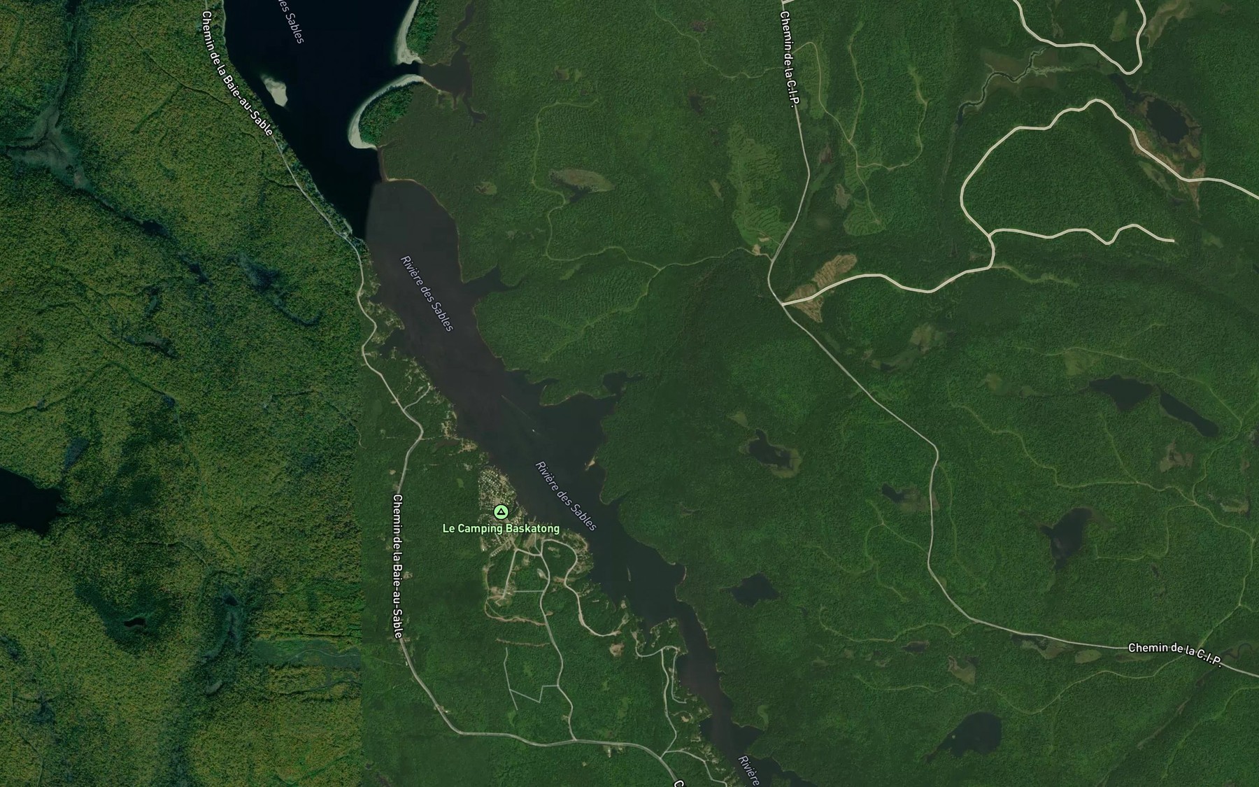 Satellite map of the Ruisseau Major
