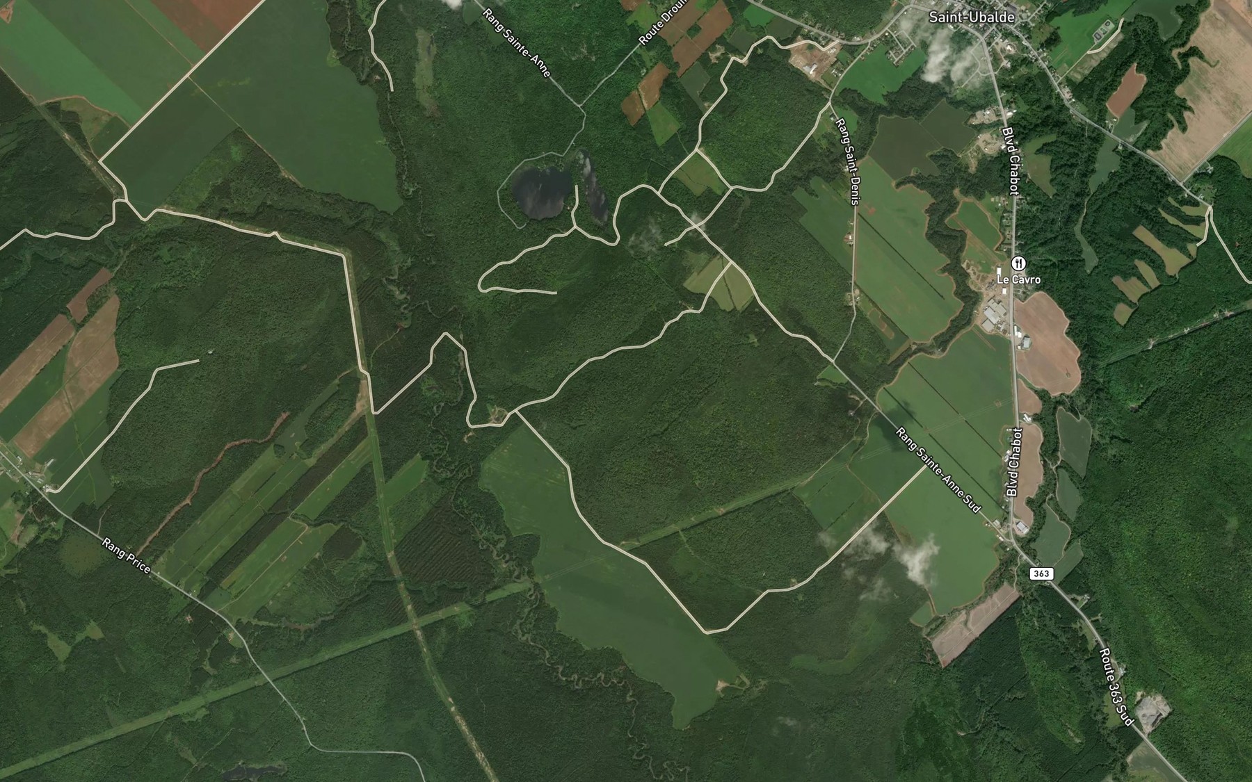 Satellite map of the Branche Cinq-Mars