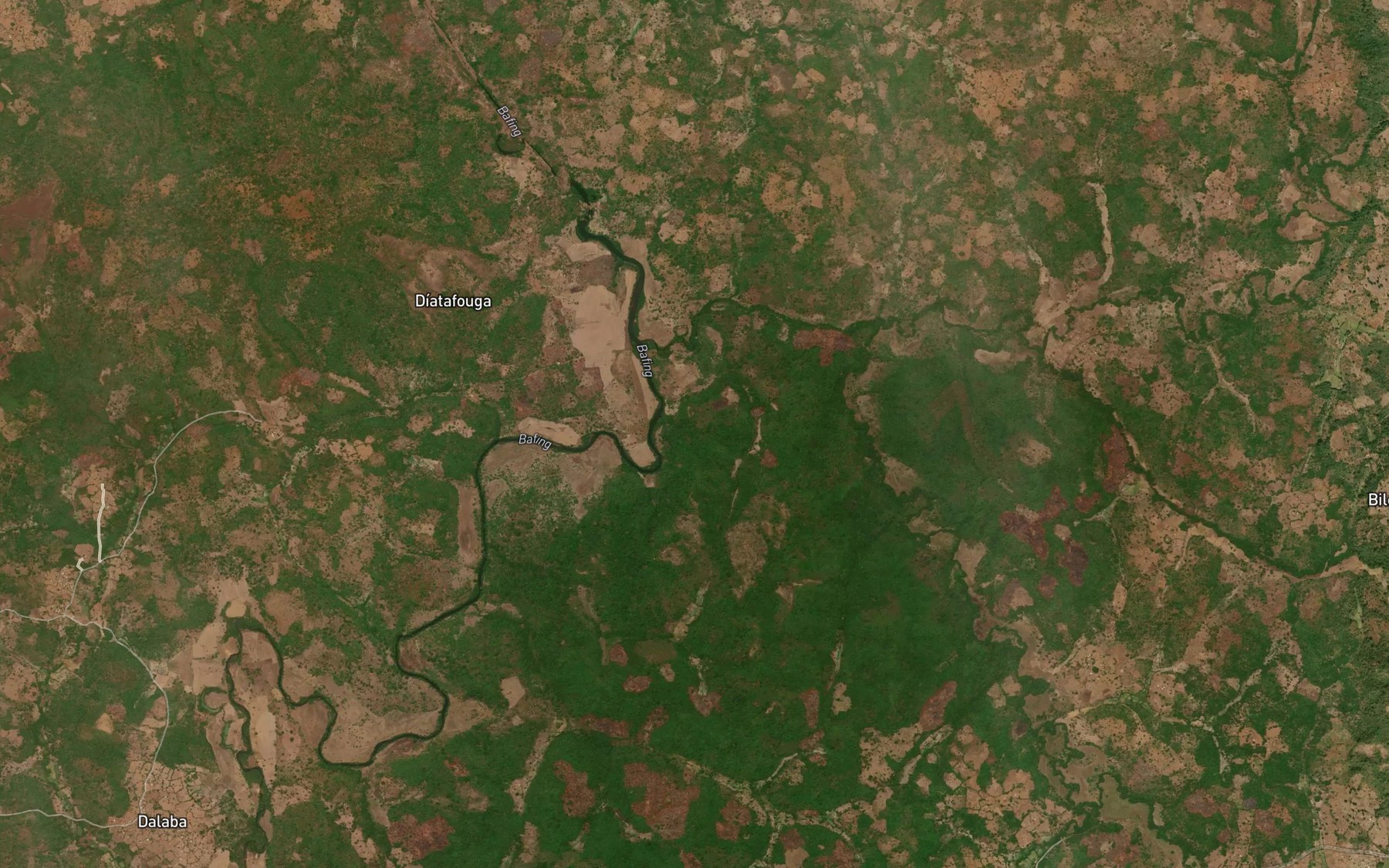 Satellite map of the Heriko