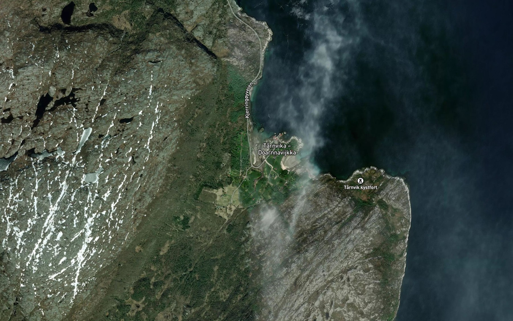 Satellite map of the Osen