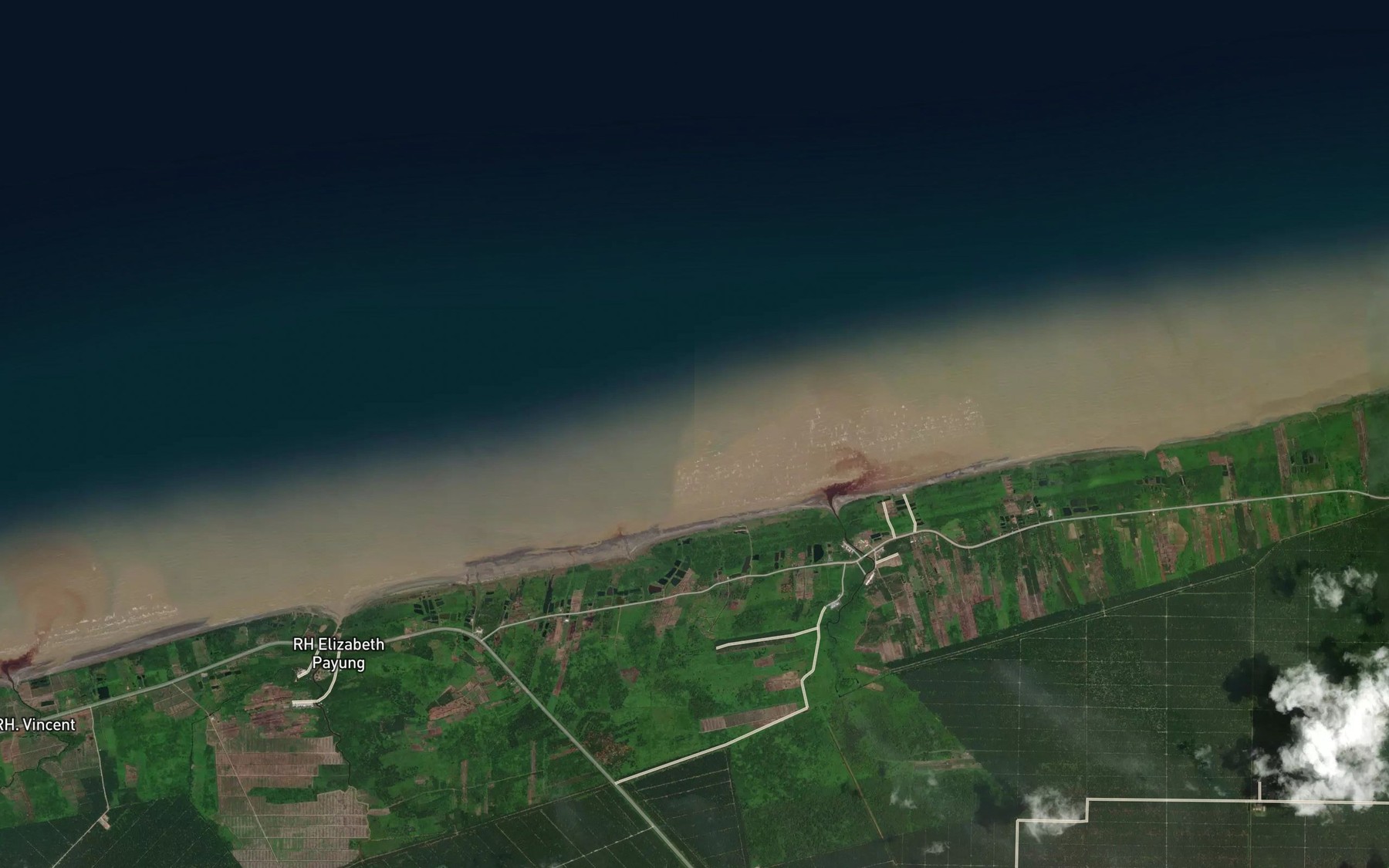 Satellite map of the Sungai Liok