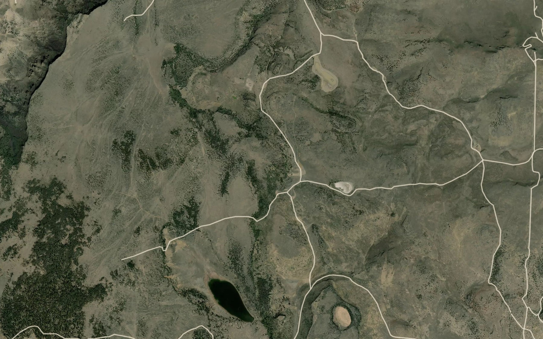Satellite map of the Webb Springs