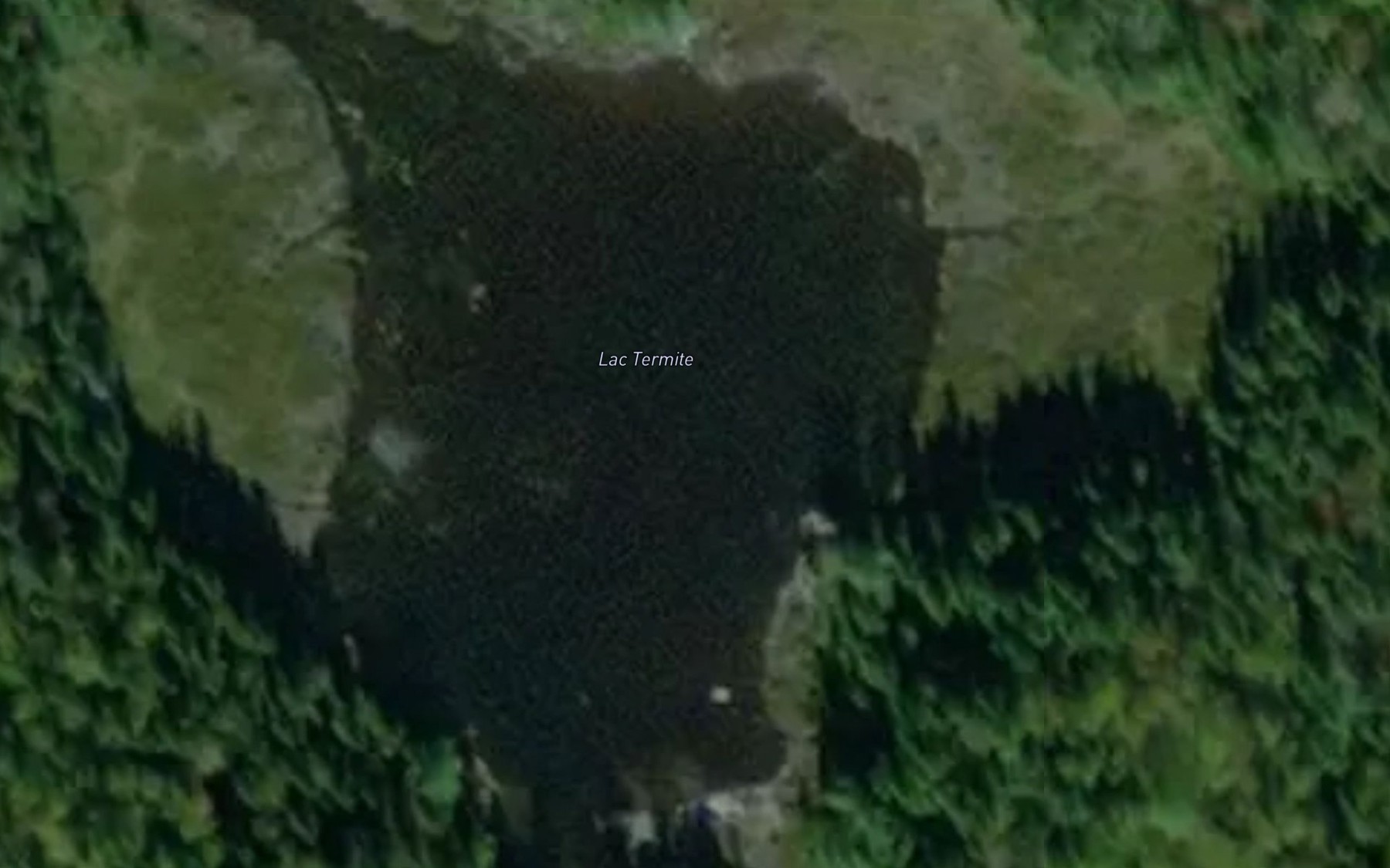 Satellite map of the Lac Termite
