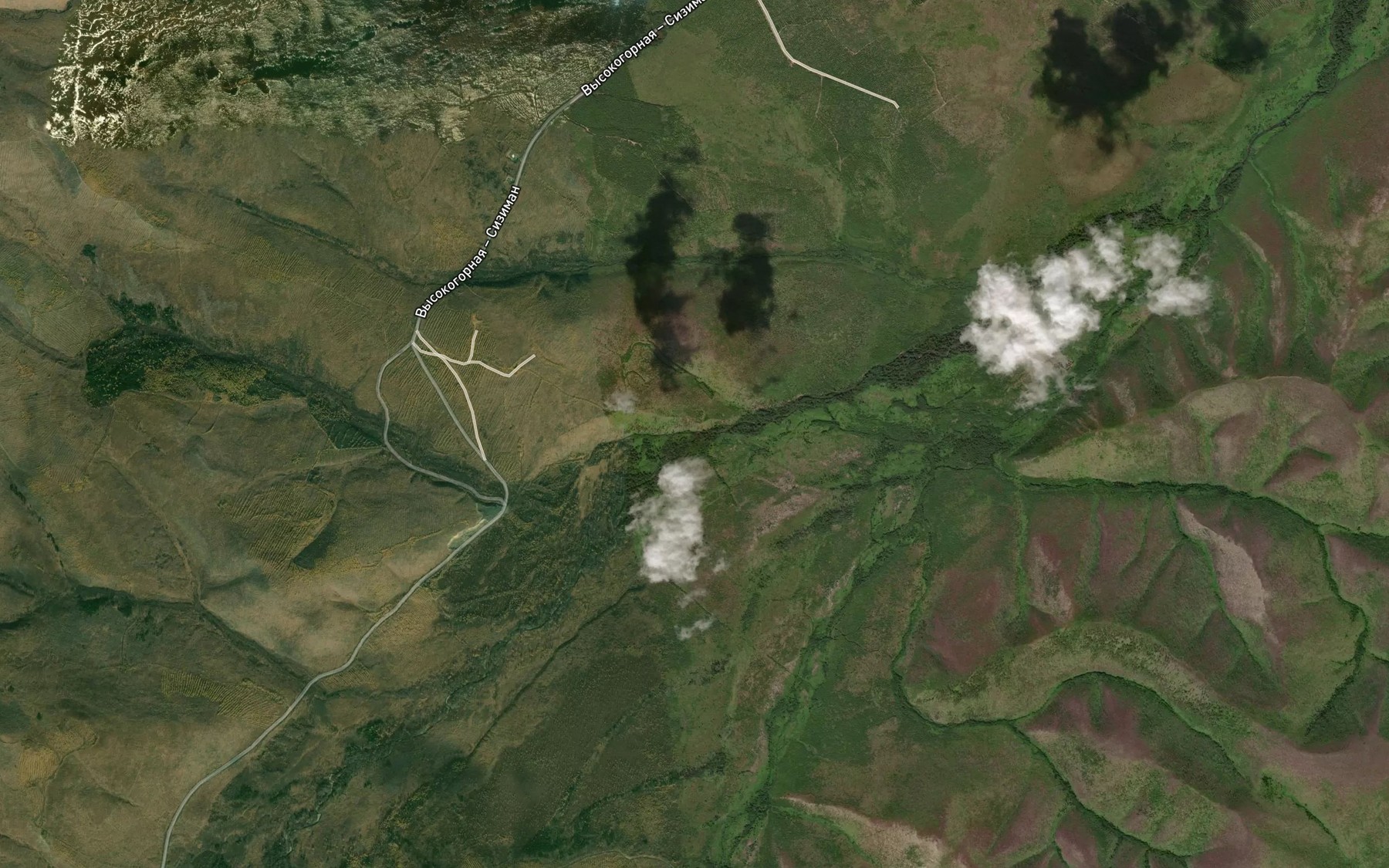 Satellite map of the Raspadochnyy