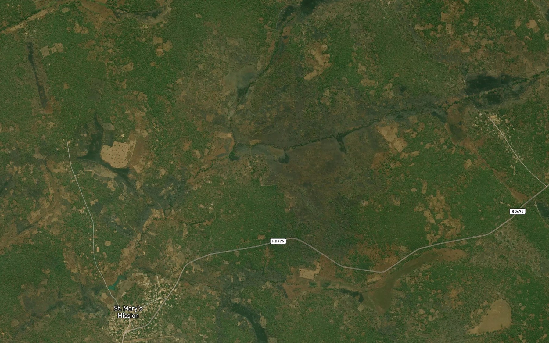 Satellite map of the Katuba