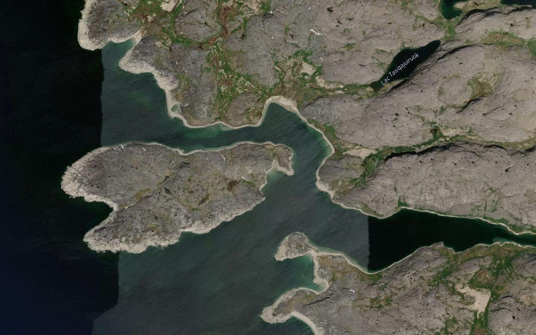 Satellite map of the Riviere Qikirtaluup Kuunga
