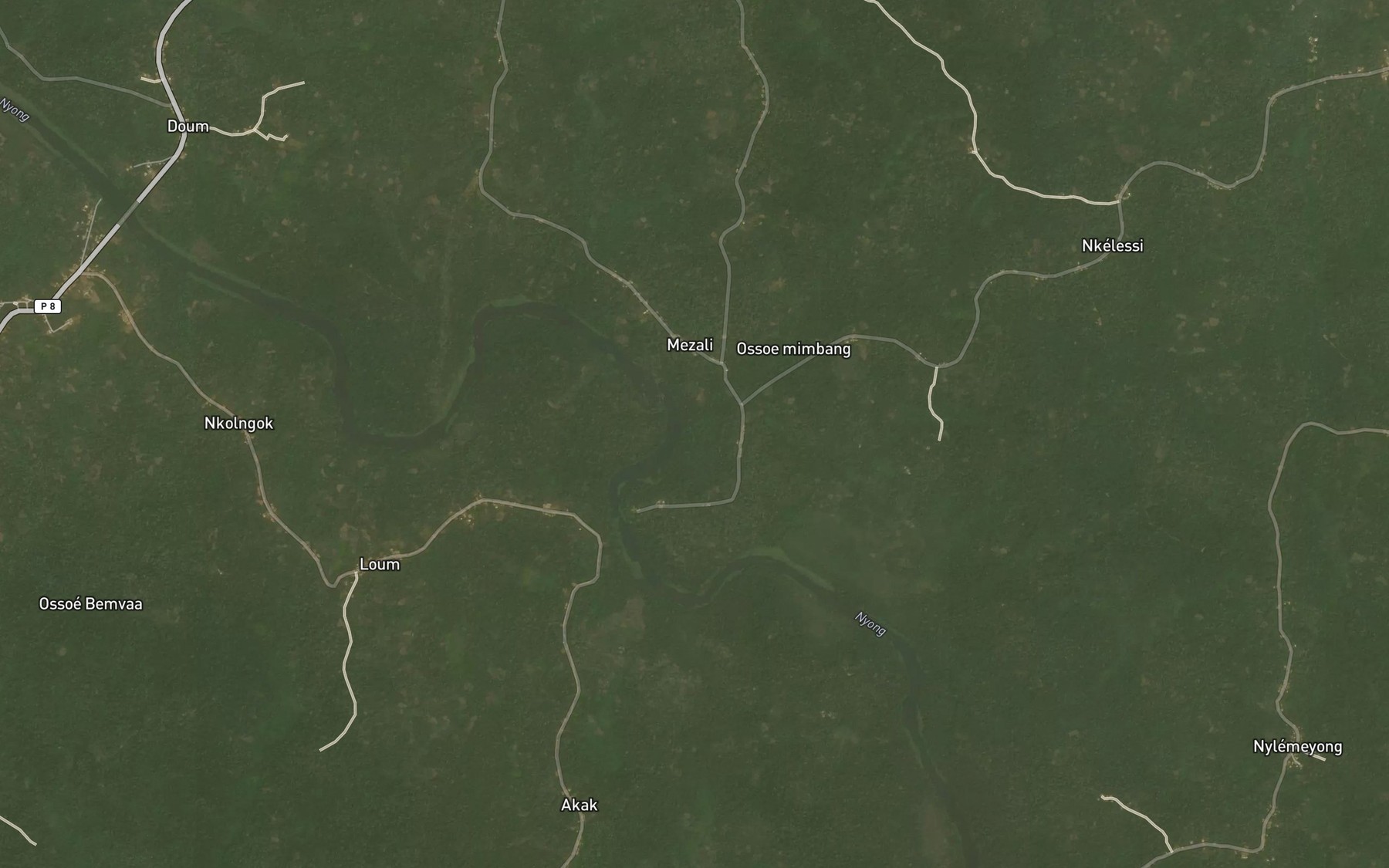 Satellite map of the Osoe Mimban