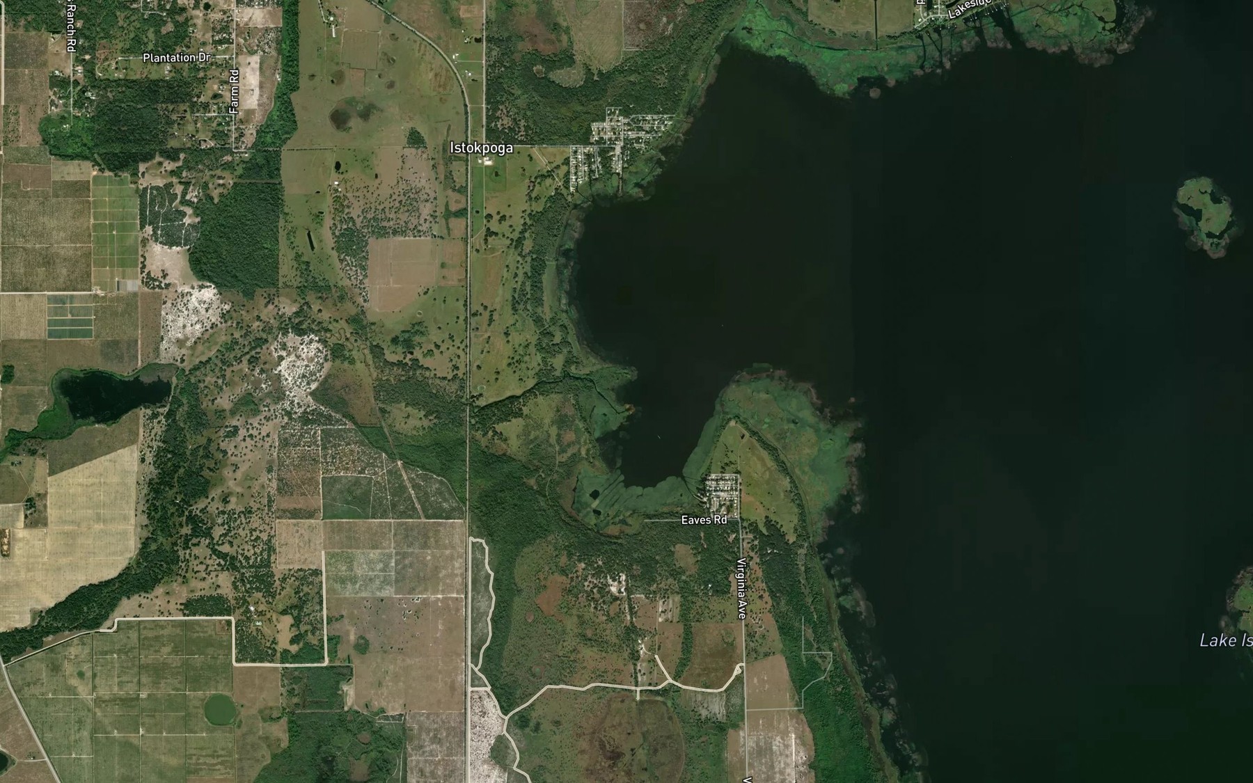 Satellite map of the Josephine Creek