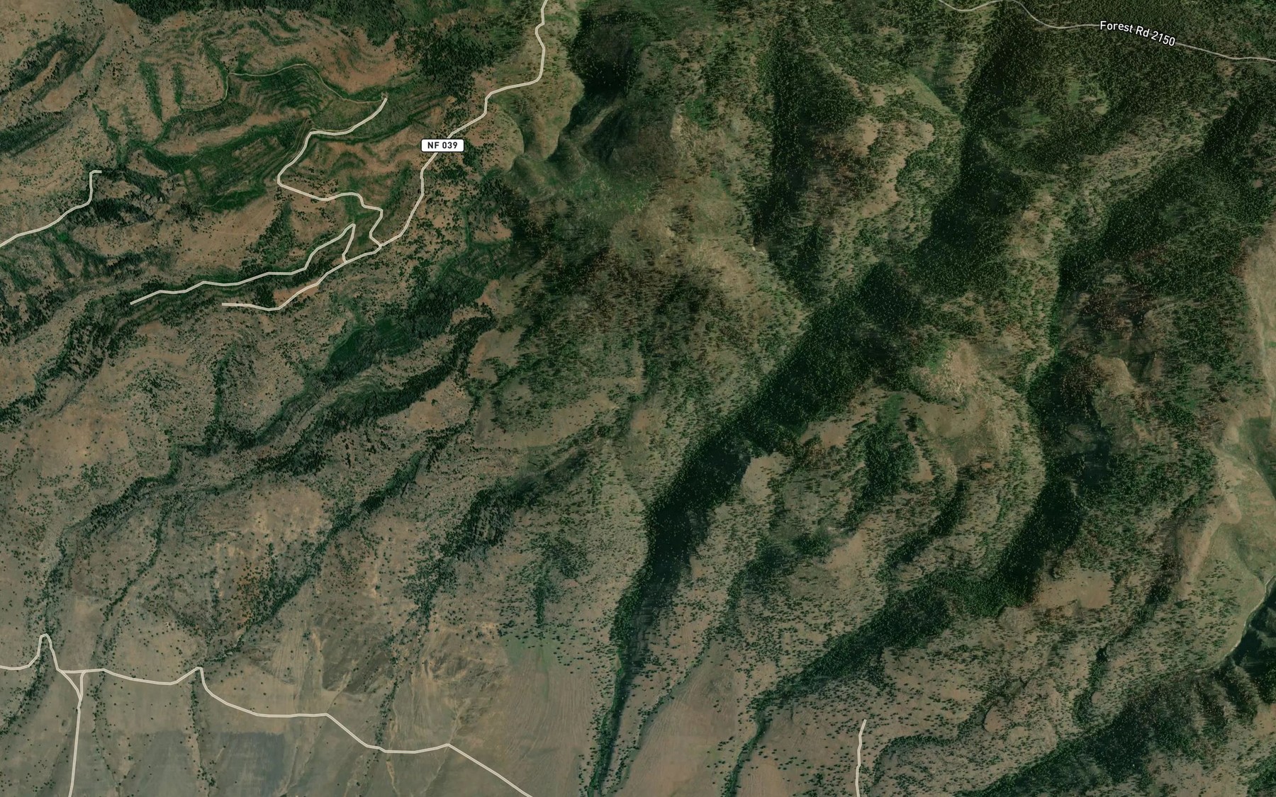 Satellite map of the Mud Spring