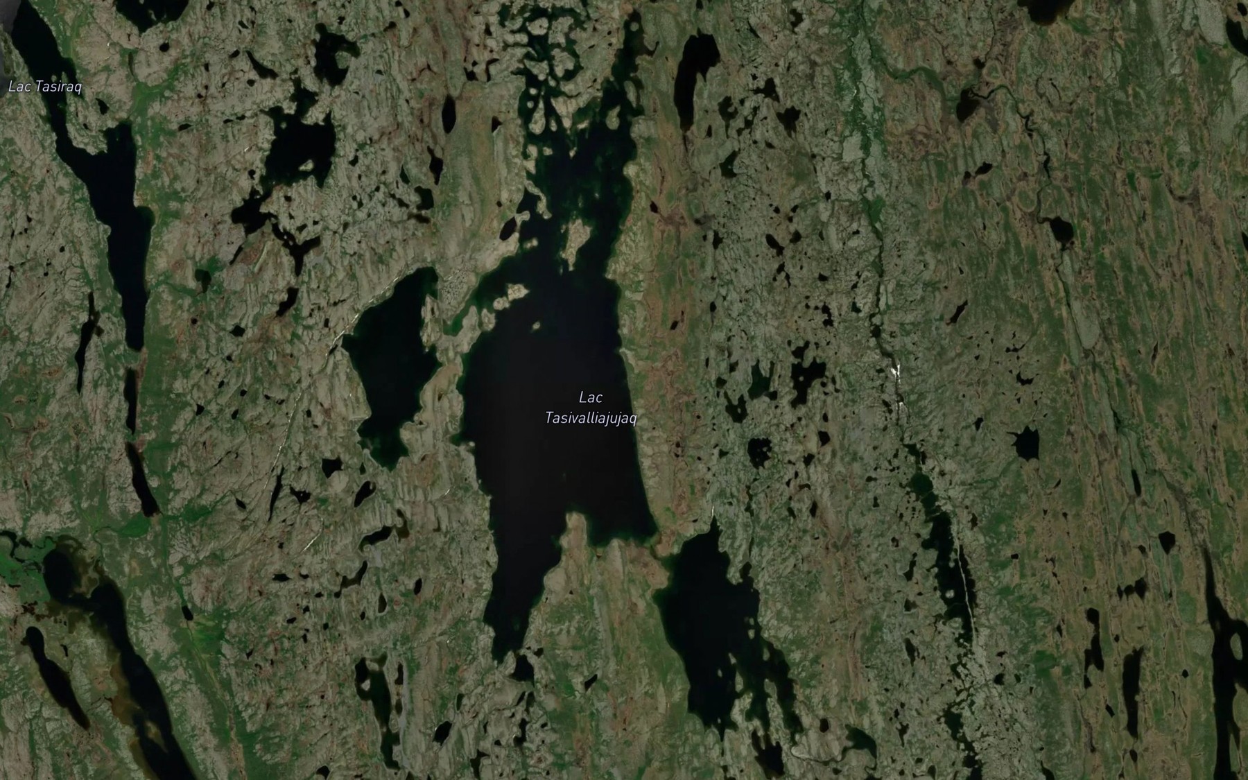 Satellite map of the Lac Tasivalliajujaq