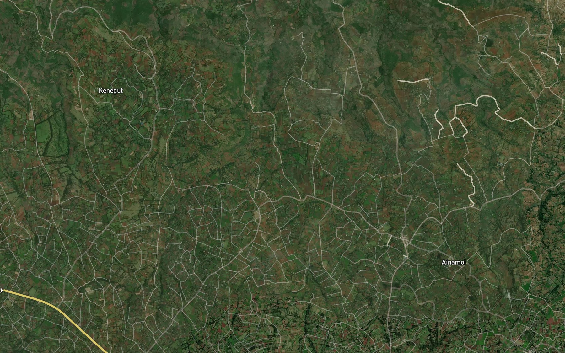 Satellite map of the Kaboswa