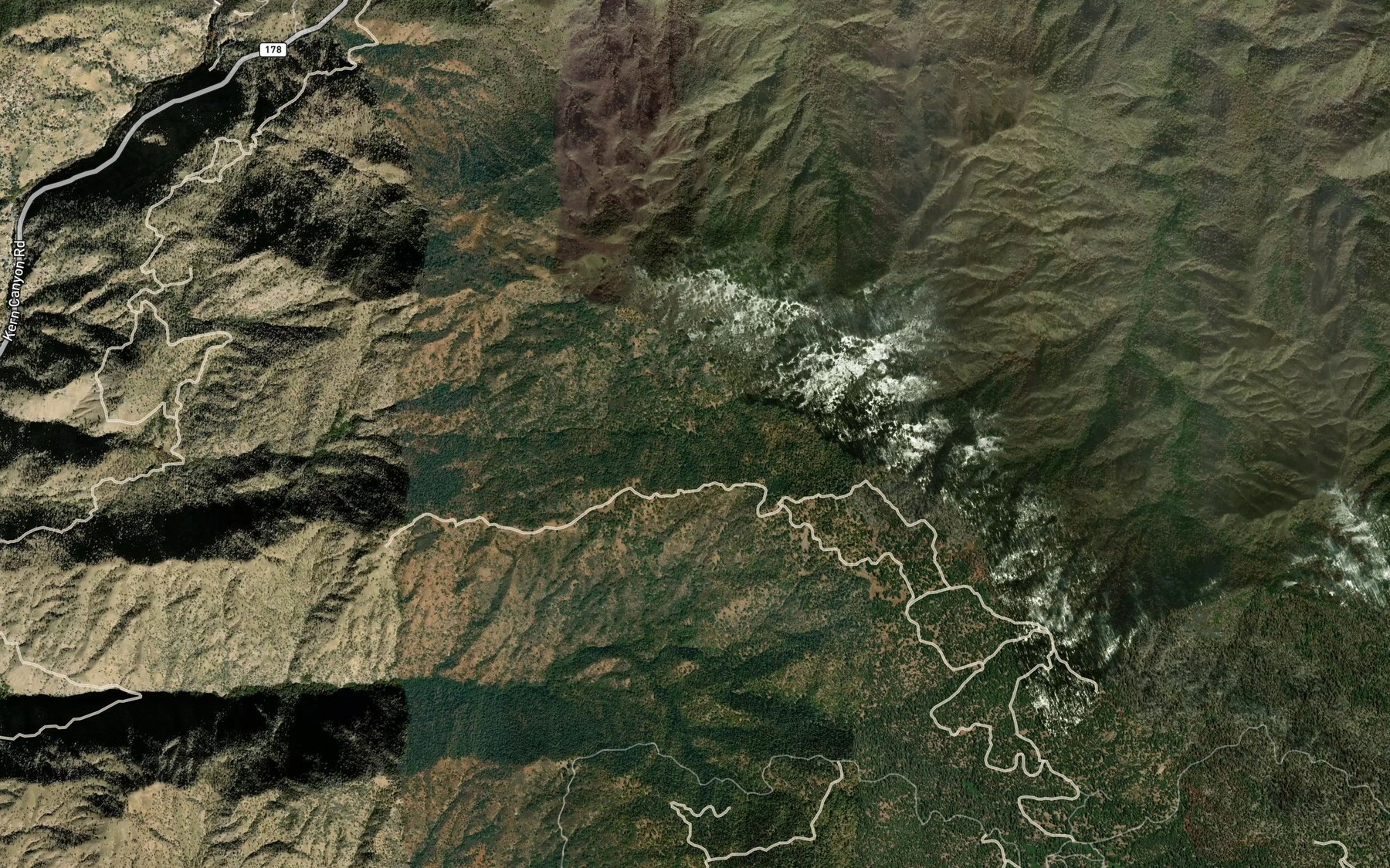 Satellite map of the Sheep Troughs Spring