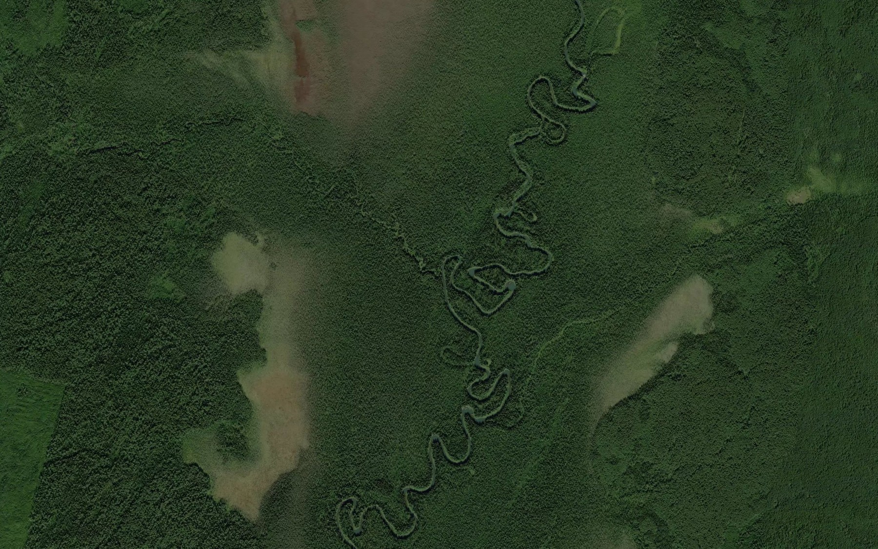 Satellite map of the Voshkuzh-Vozh