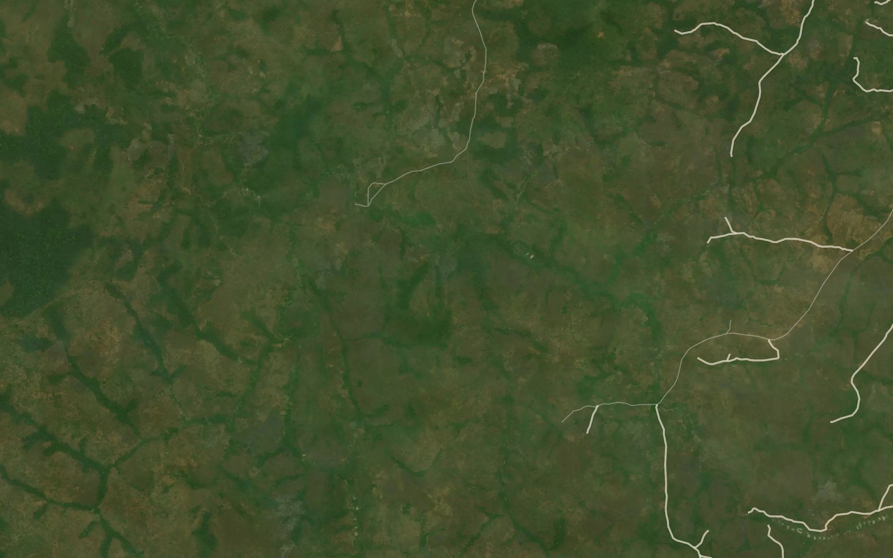 Satellite map of the Moe