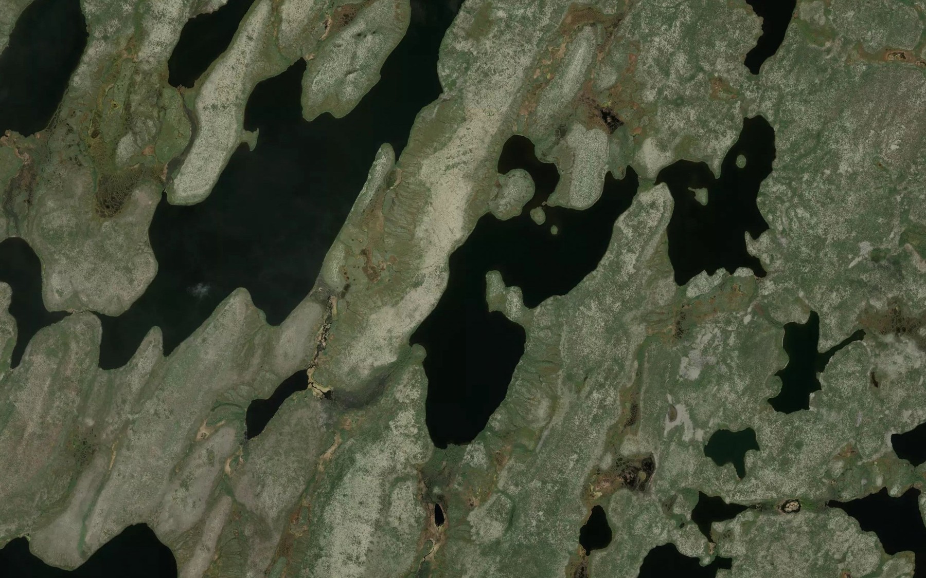 Satellite map of the Foam Lake