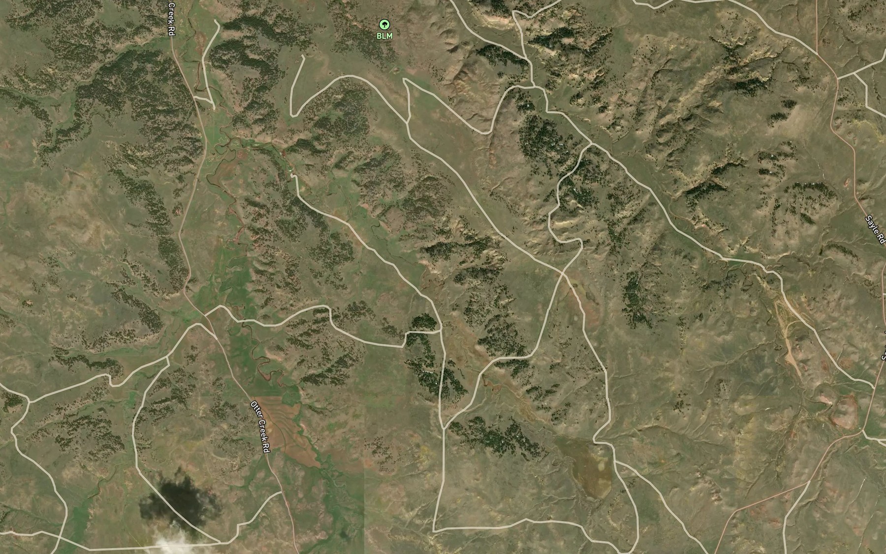Satellite map of the 08S46E21CBAA01 Spring