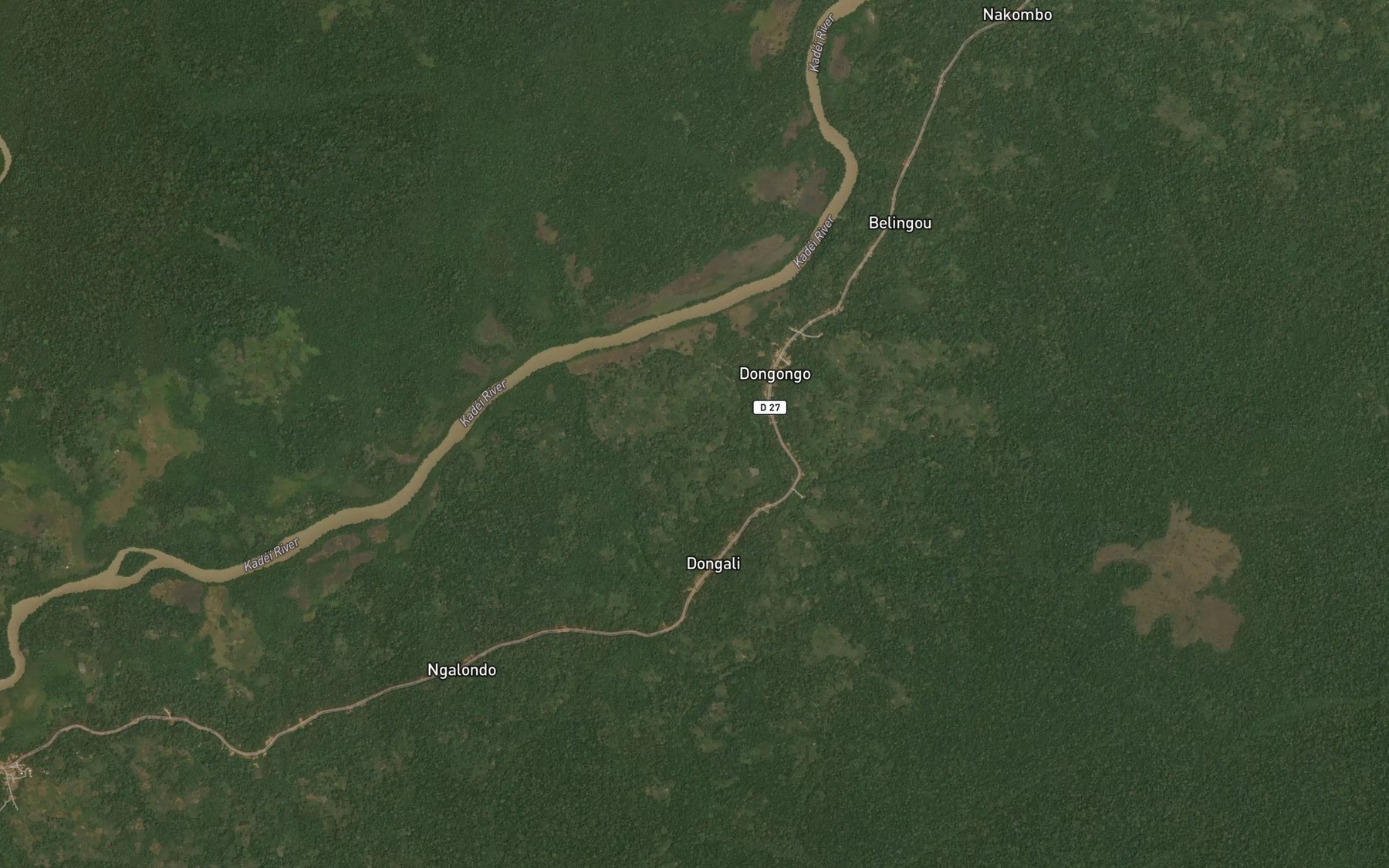 Satellite map of the Dehembe