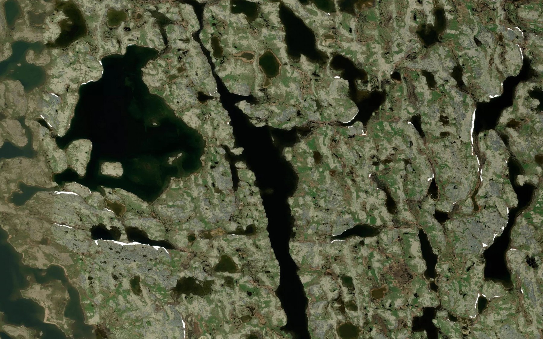 Satellite map of the Lac Qalliujaaluk