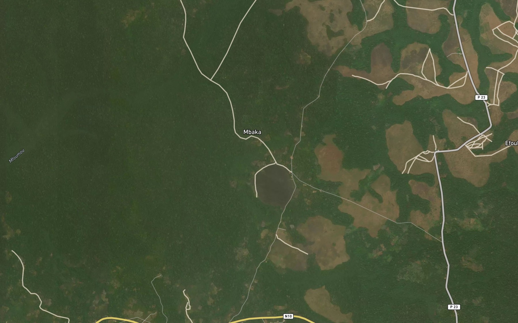 Satellite map of the Kogo