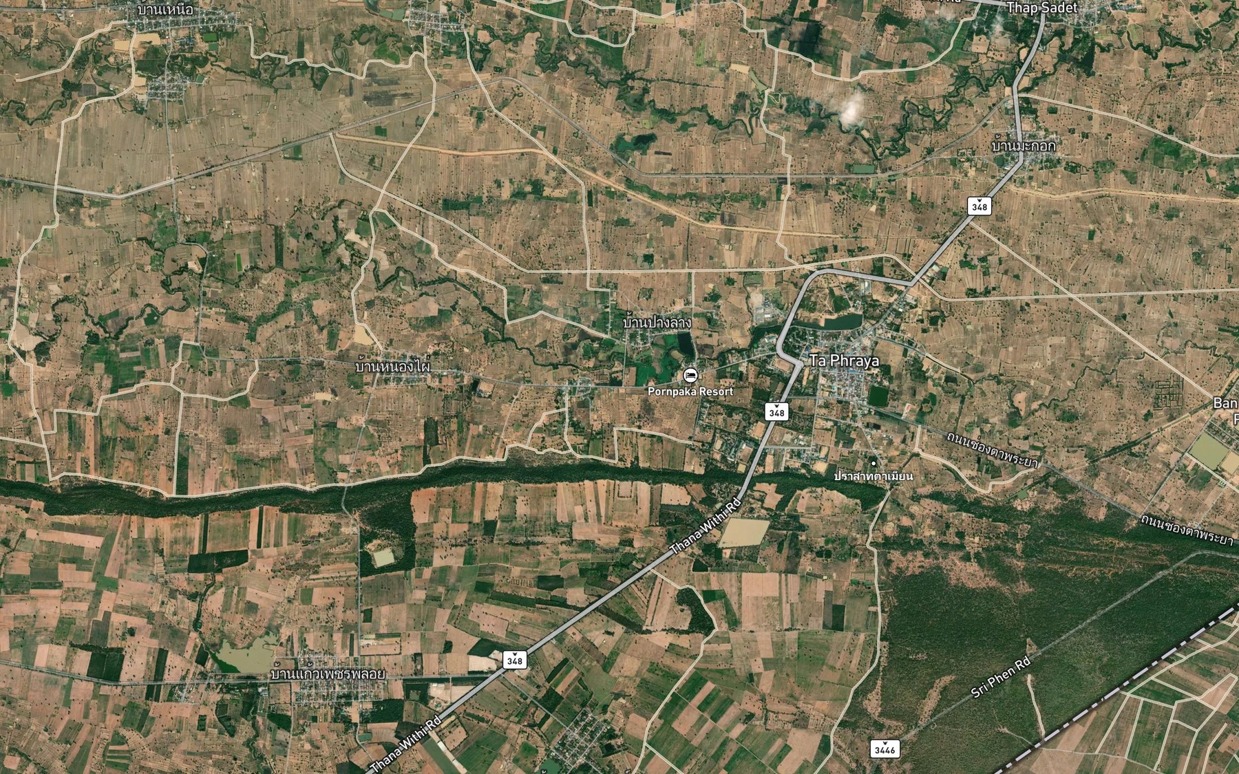 Satellite map of the Nong Pang Lang