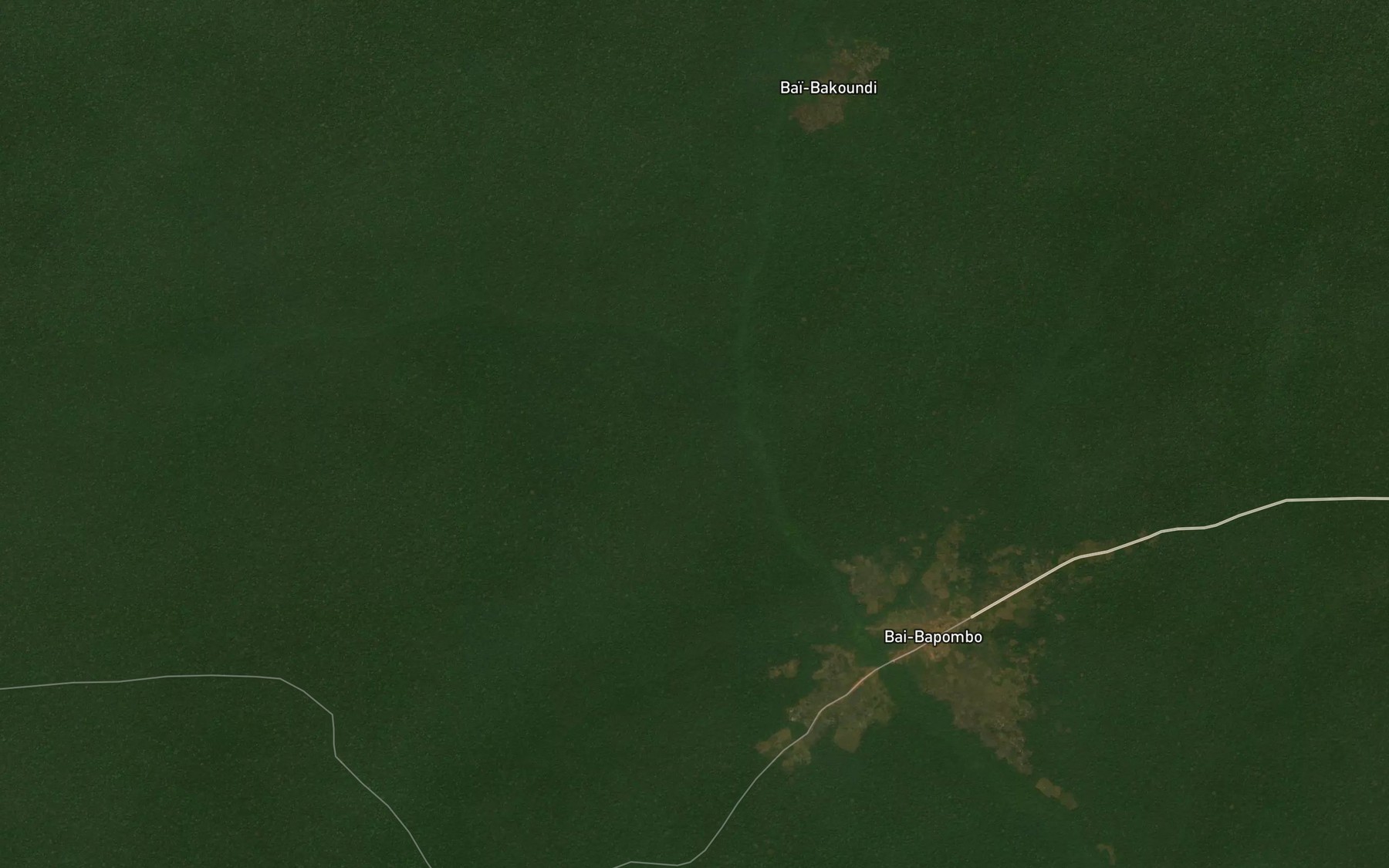 Satellite map of the Matondo