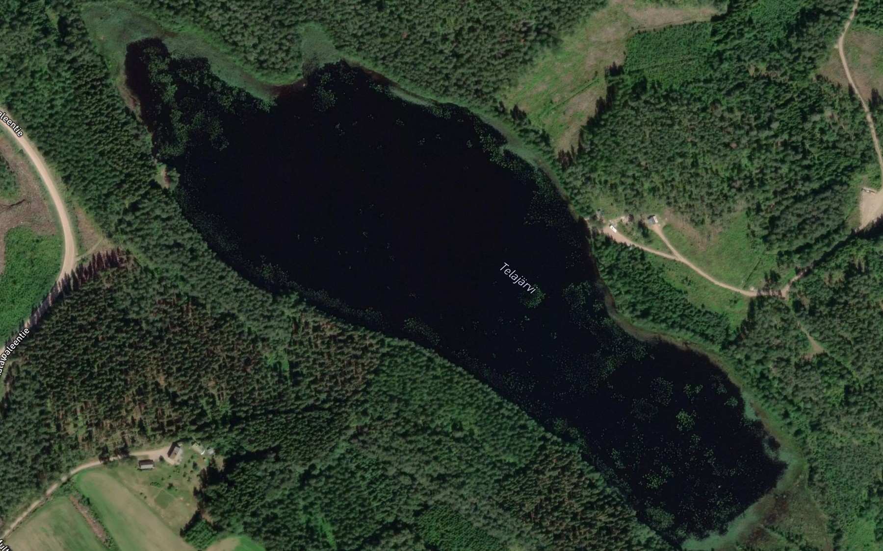 Satellite map of the Telajarvi