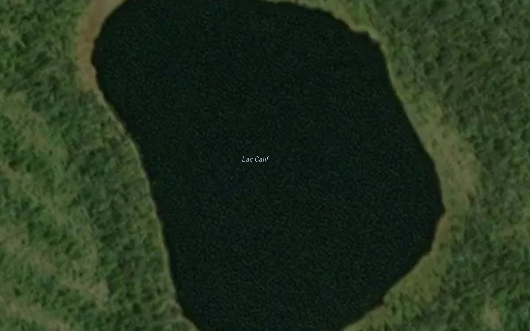 Satellite map of the Lac Calif