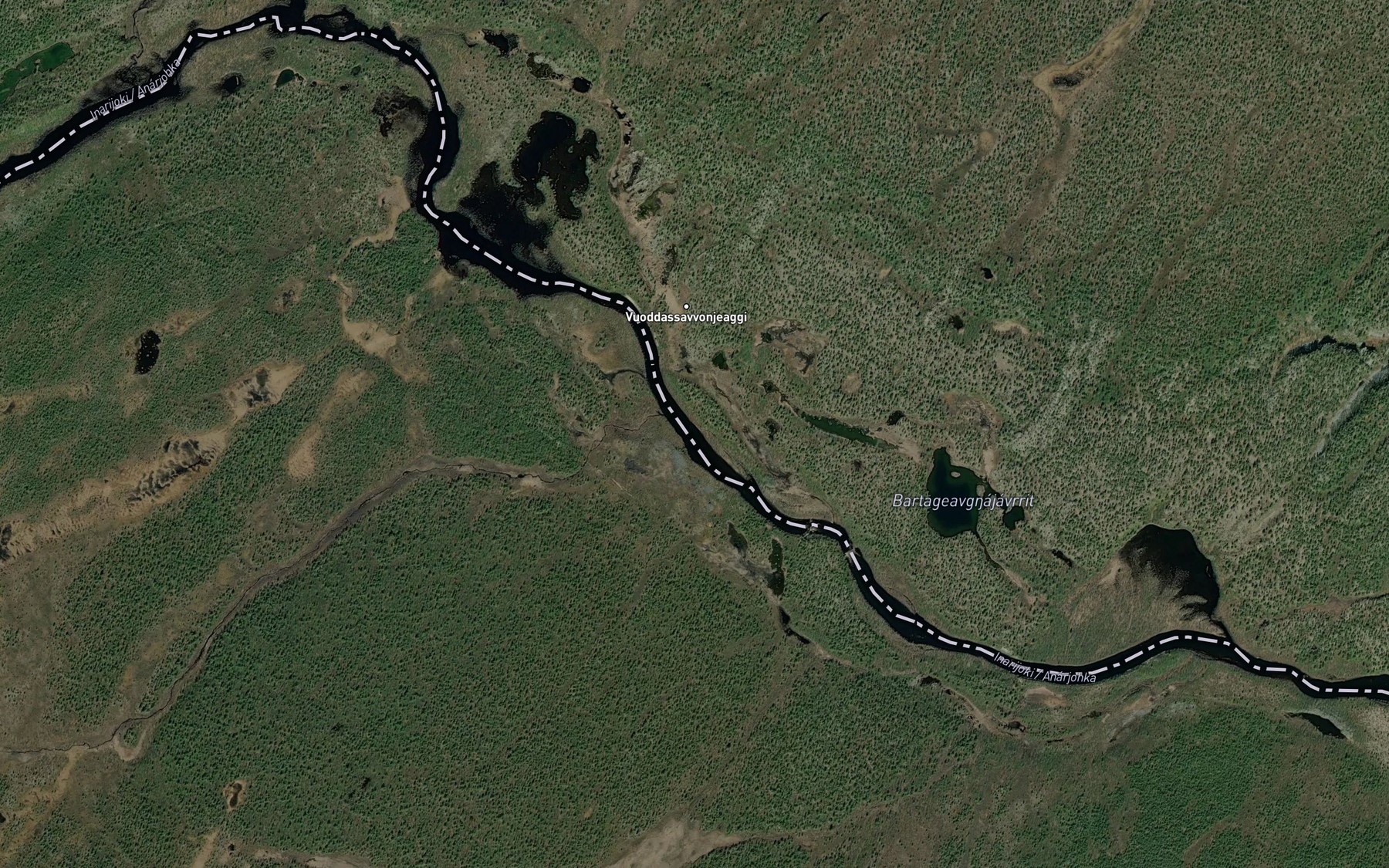 Satellite map of the Veajetgallasavu