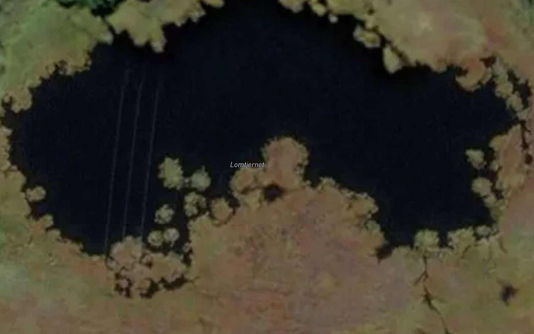 Satellite map of the Lomtjernet