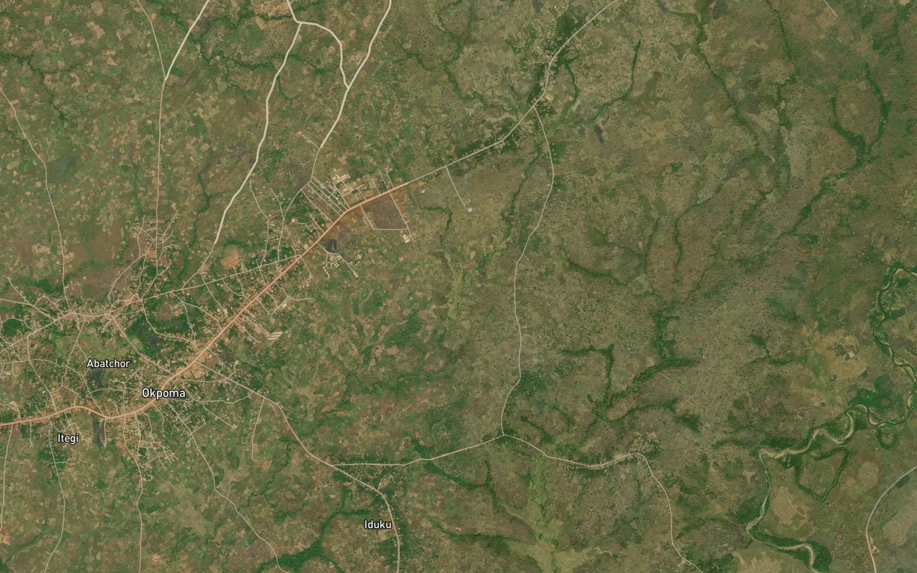 Satellite map of the Ochaejo