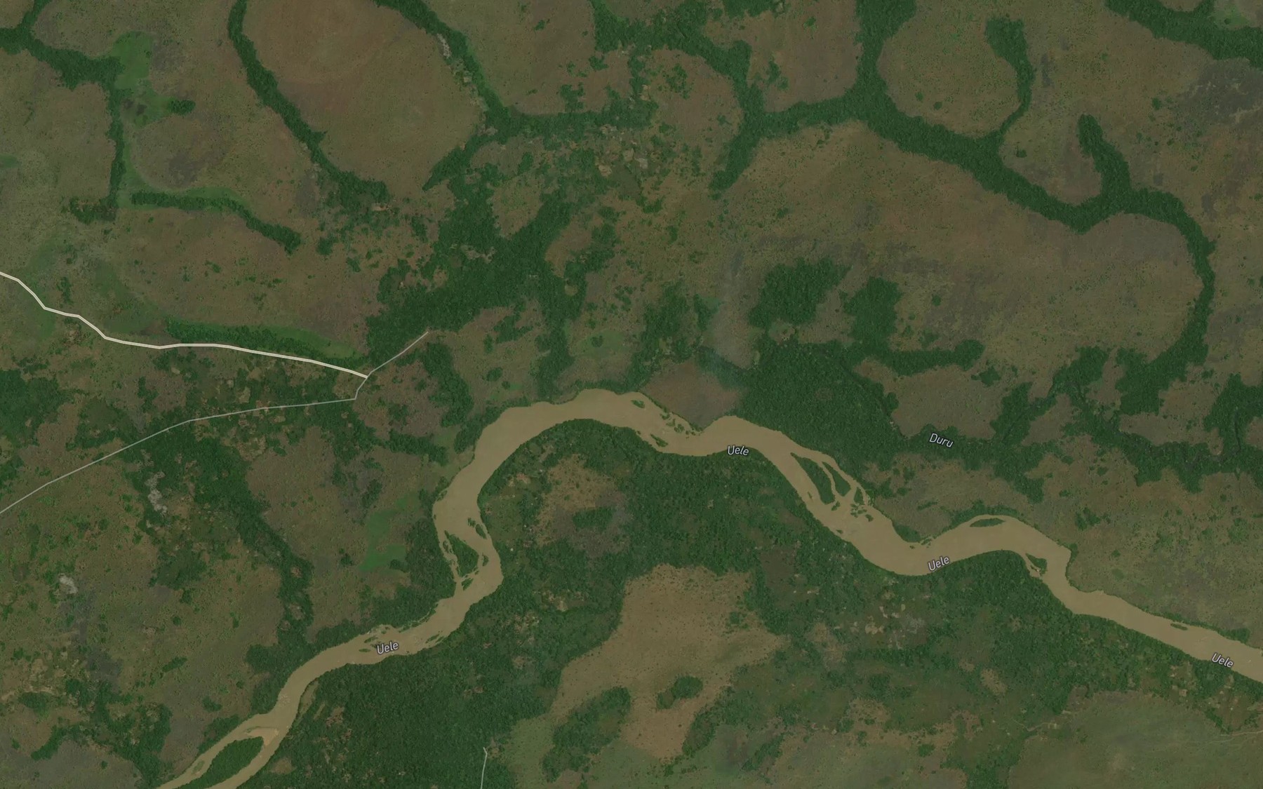 Satellite map of the Duru