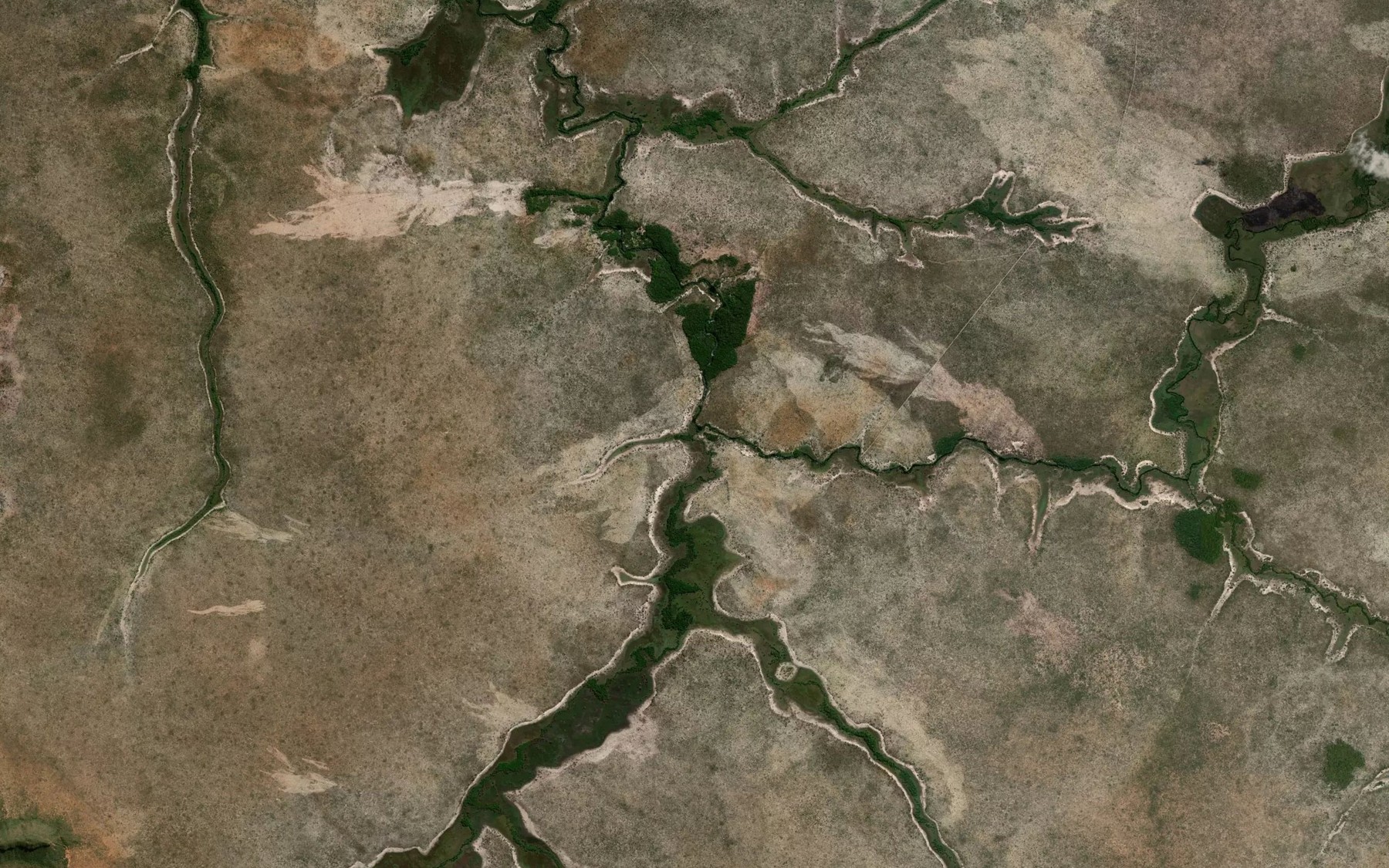 Satellite map of the Corrego Sucupira