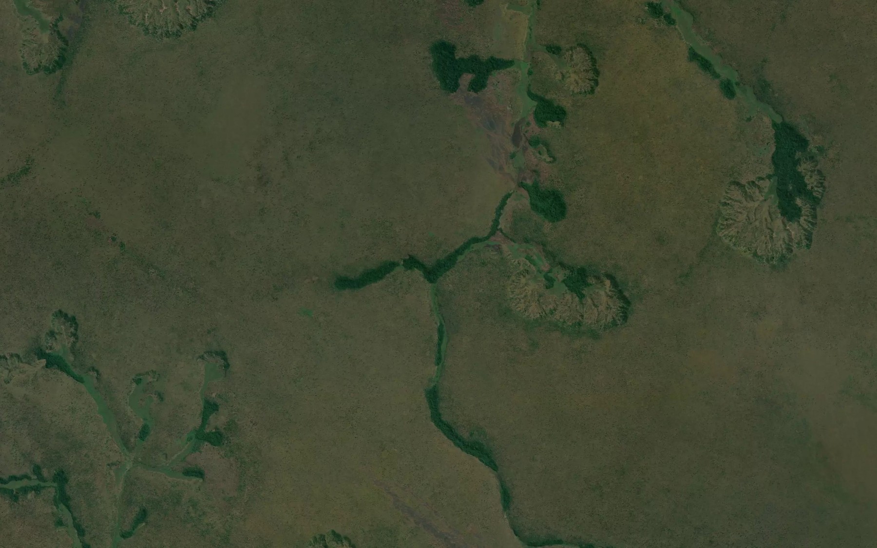 Satellite map of the Diabu