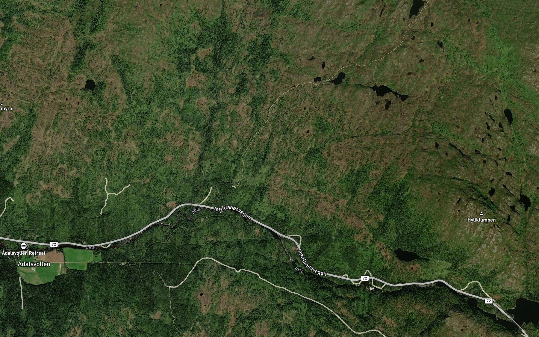 Satellite map of the Litldriva