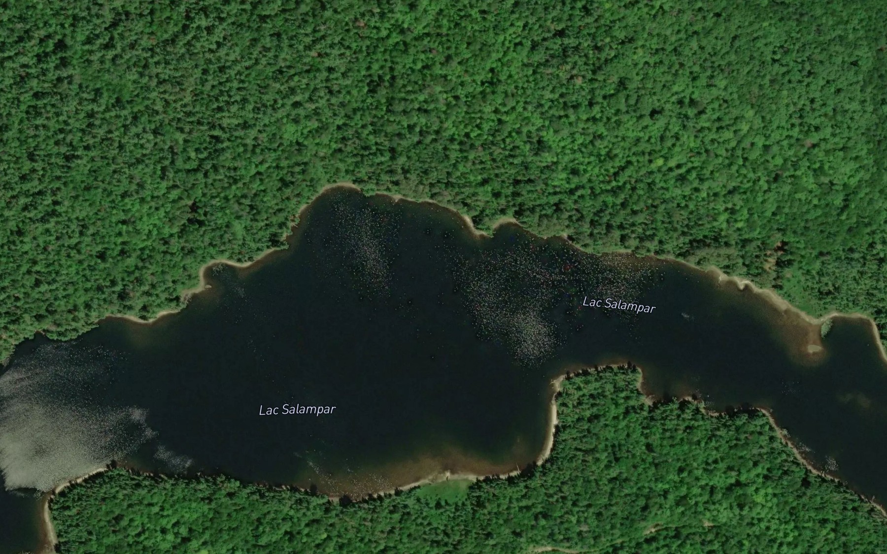 Satellite map of the Lac Salampar