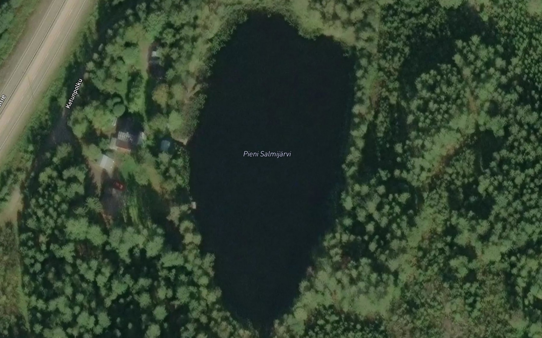 Satellite map of the Pieni Salmijarvi