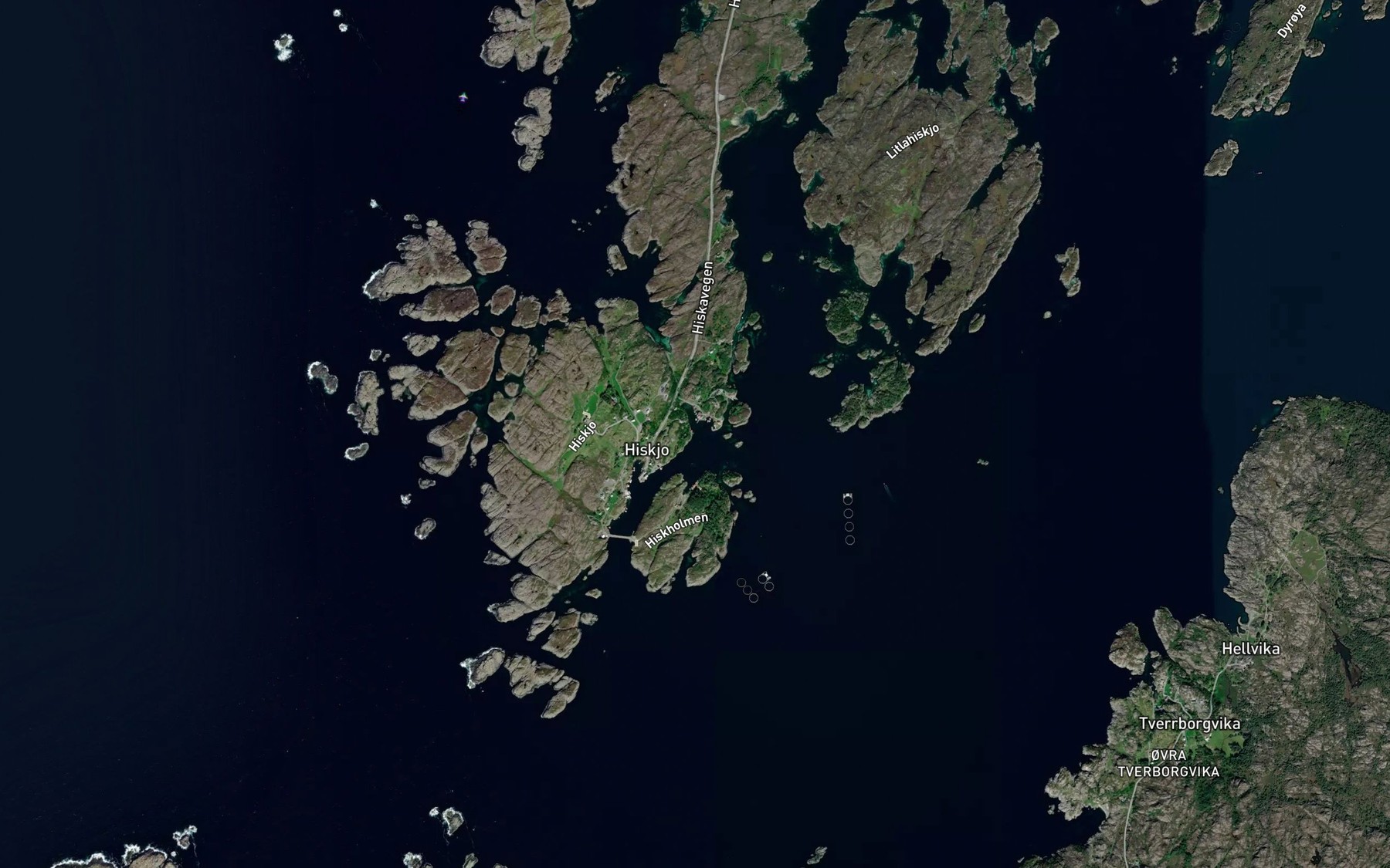 Satellite map of the Sora Gardvika